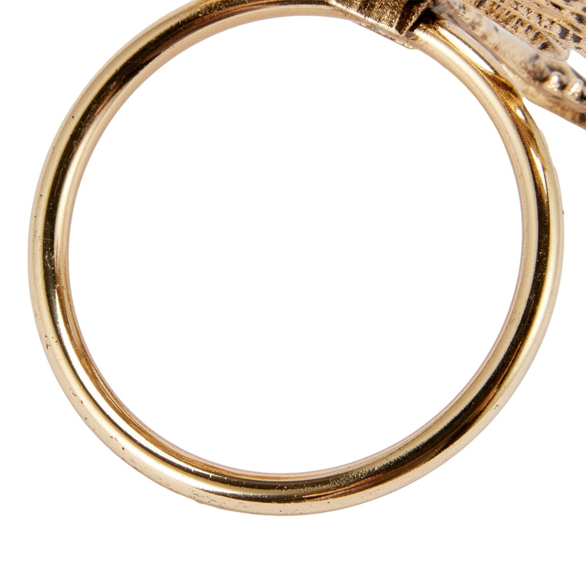 4 Pack Gold Look Palm Napkin Rings Kmart