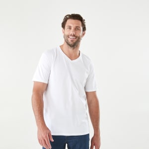 Plain V-Neck T-s