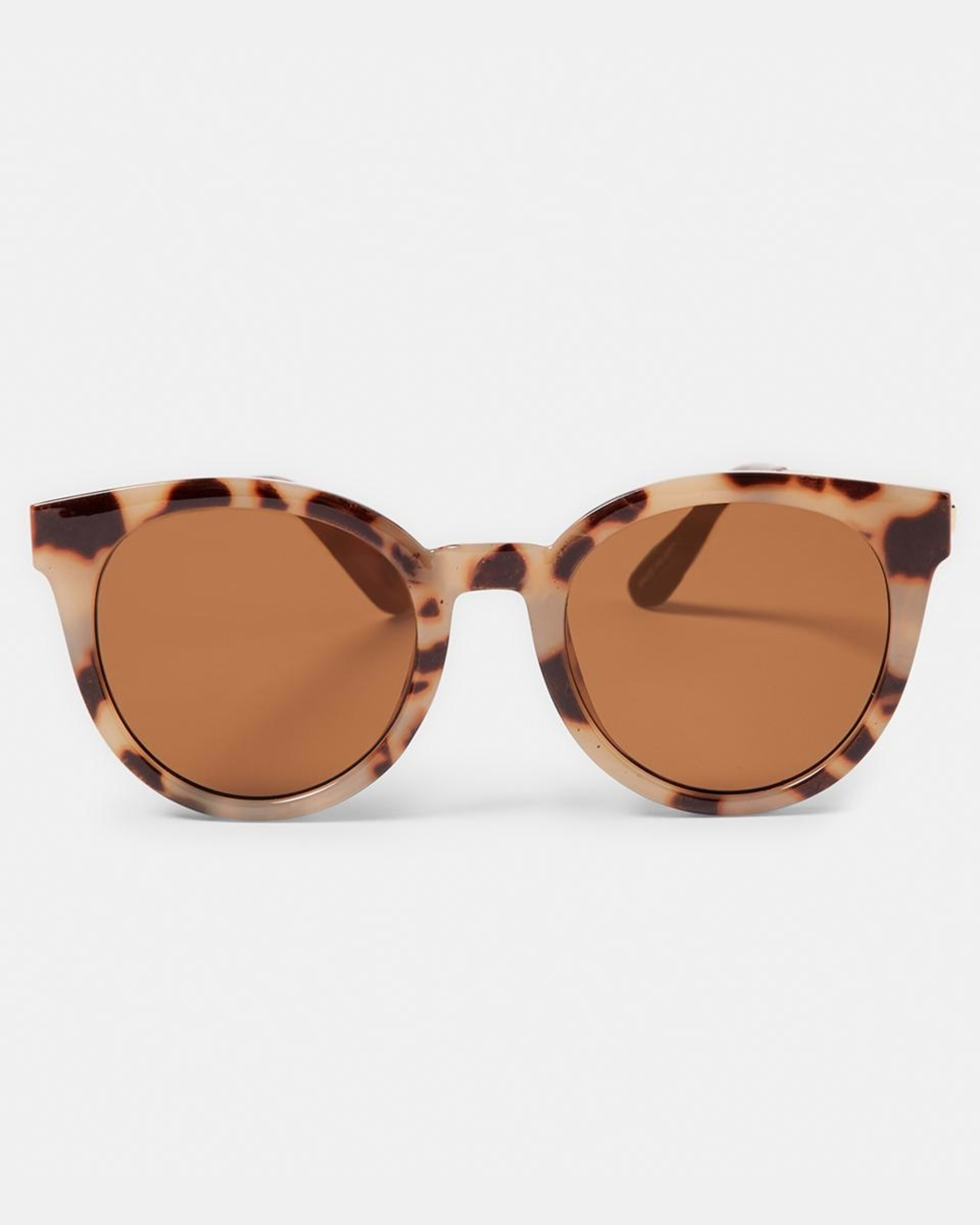 1 Classic Square Frame Sunglasses Mlky Trt