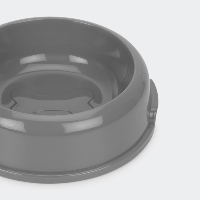 Dog Bowl Plastic Grey Kmart