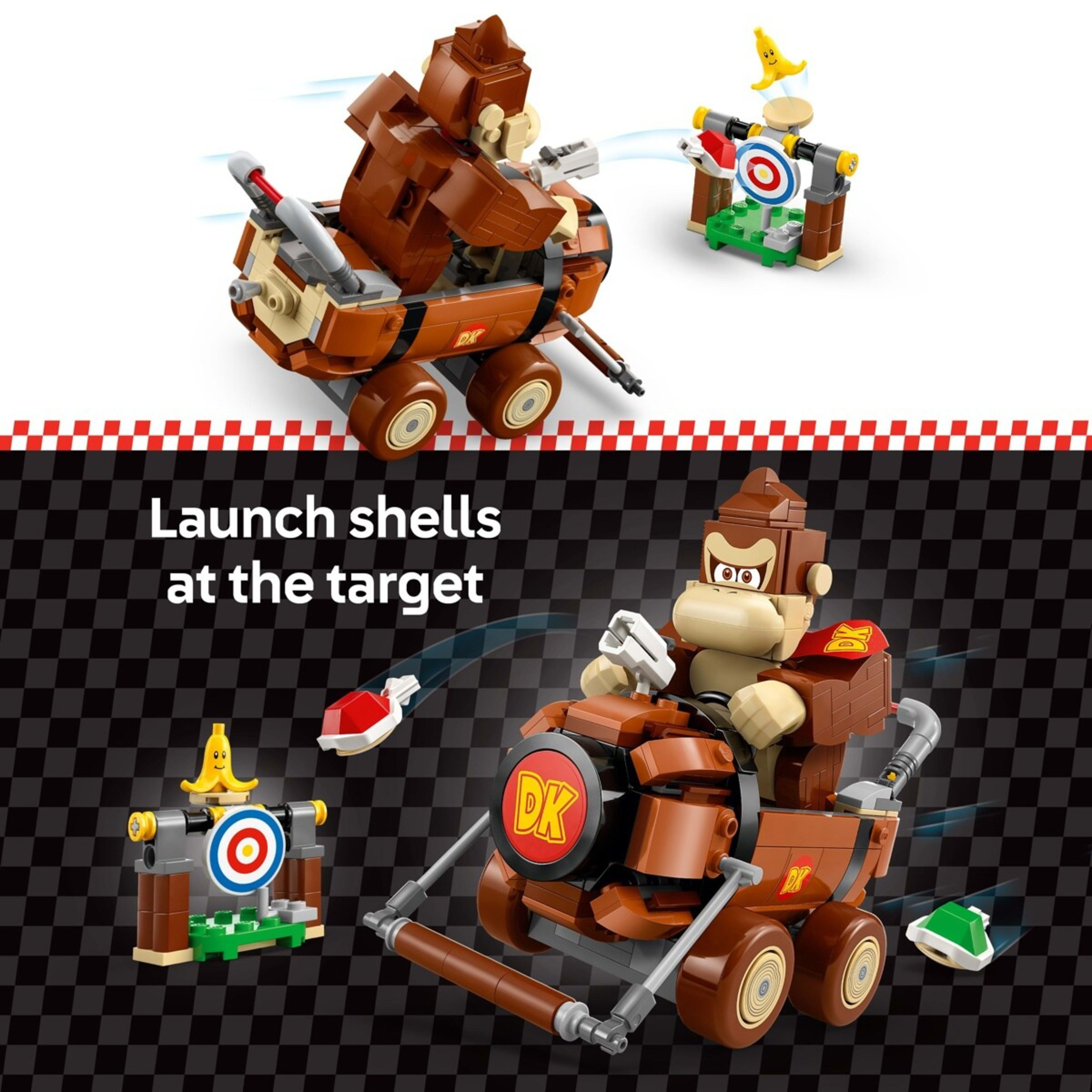 8 LEGO Super Mario: Mario Kart Donkey Kong & DK Jumbo 72033, 8 of 10