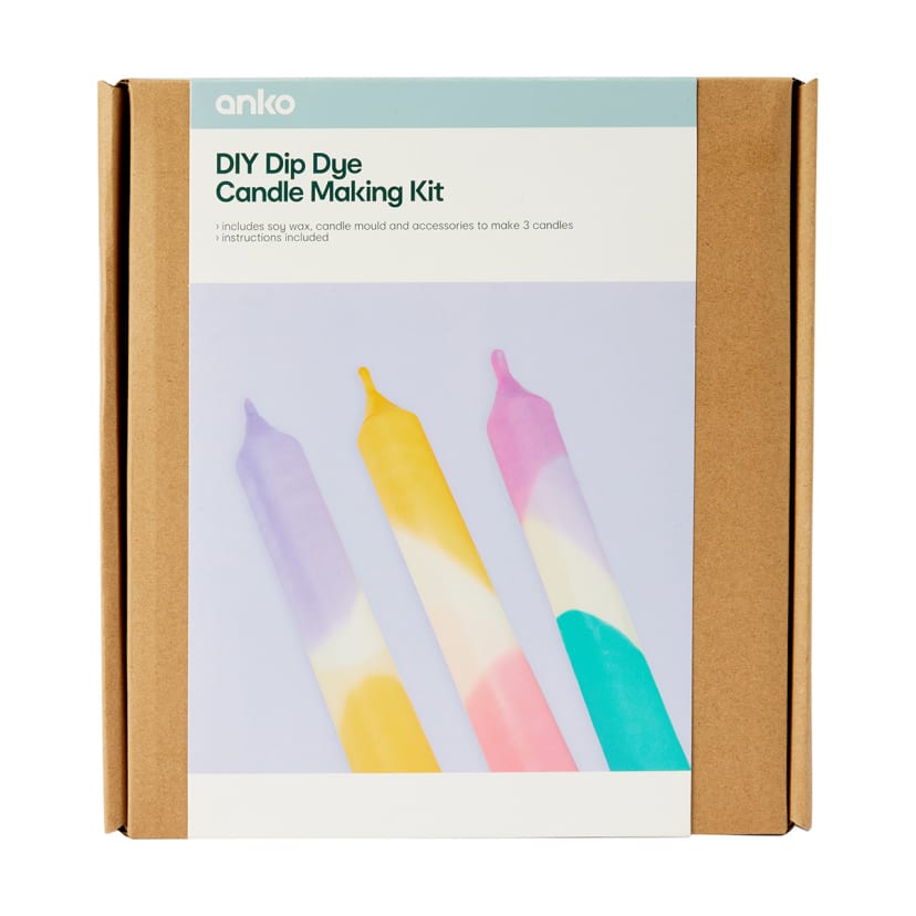 DIY Dip Dye Candle Making Kit Kmart