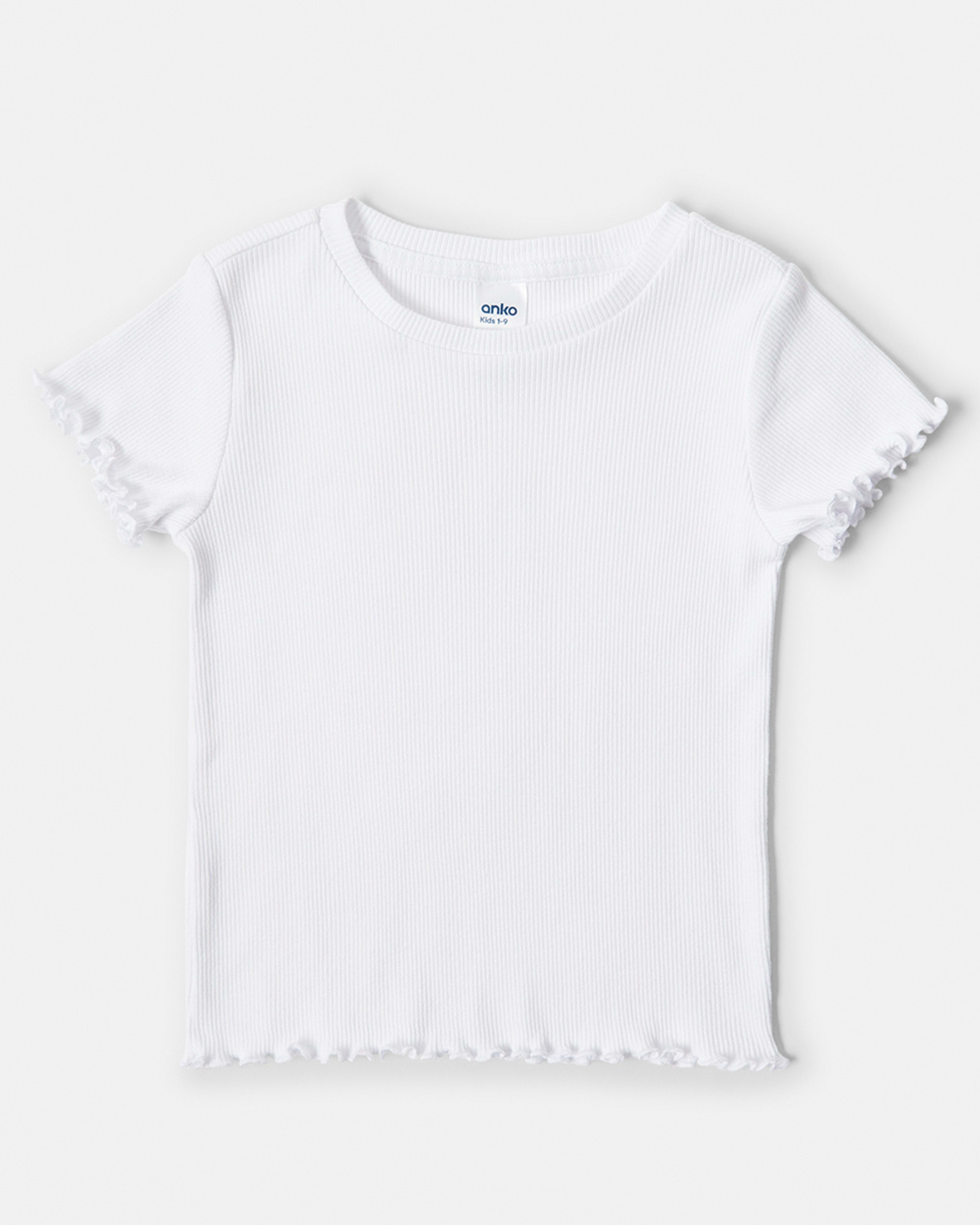 7 Short Sleeve Rib T-shirt White, 7 of 8