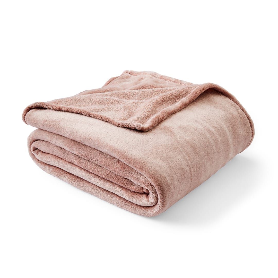 Soft Touch Blanket Double/Queen Bed, Musk Kmart