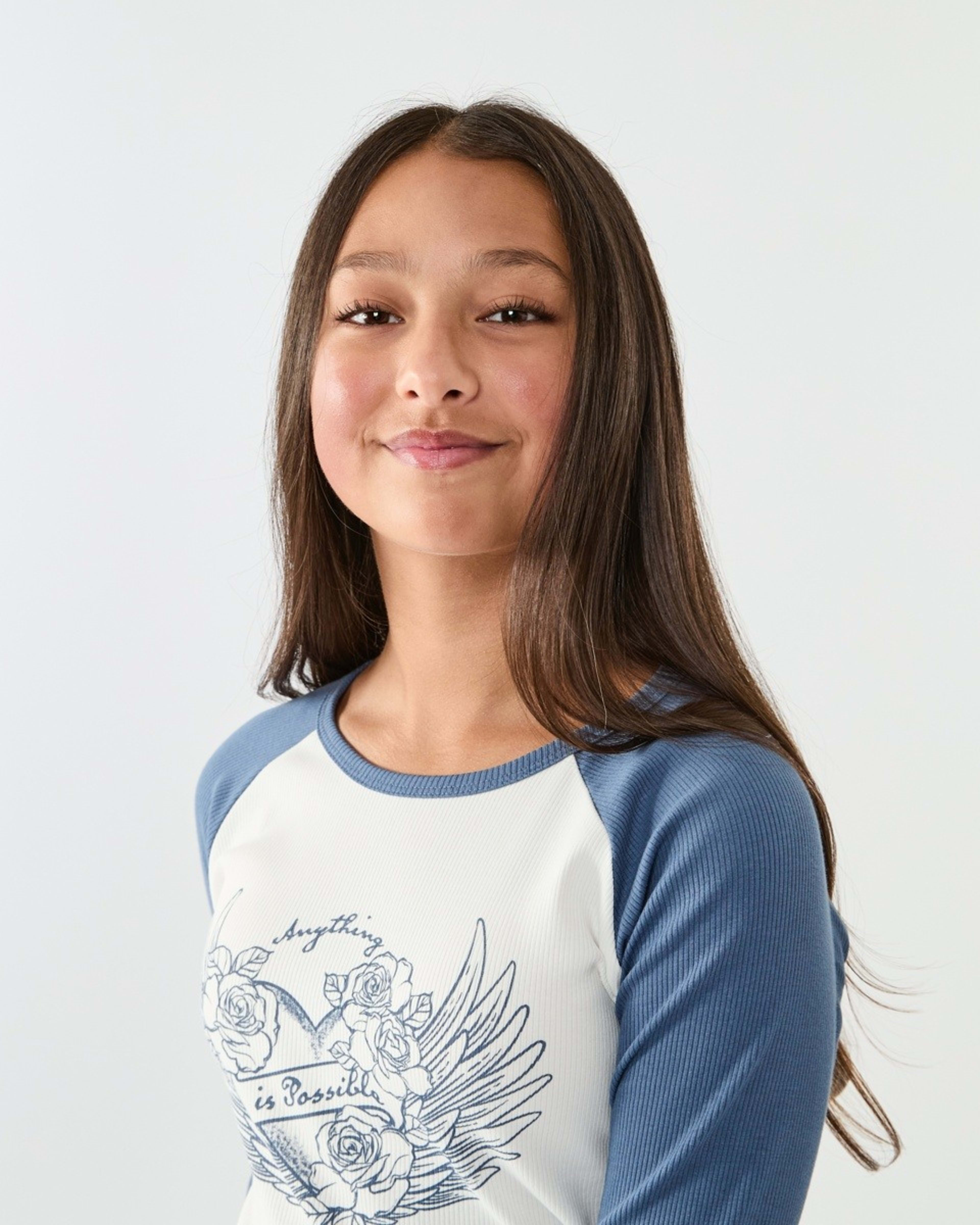 3 Long Sleeve Raglan T-shirt Anything Is Possible, 3 of 8