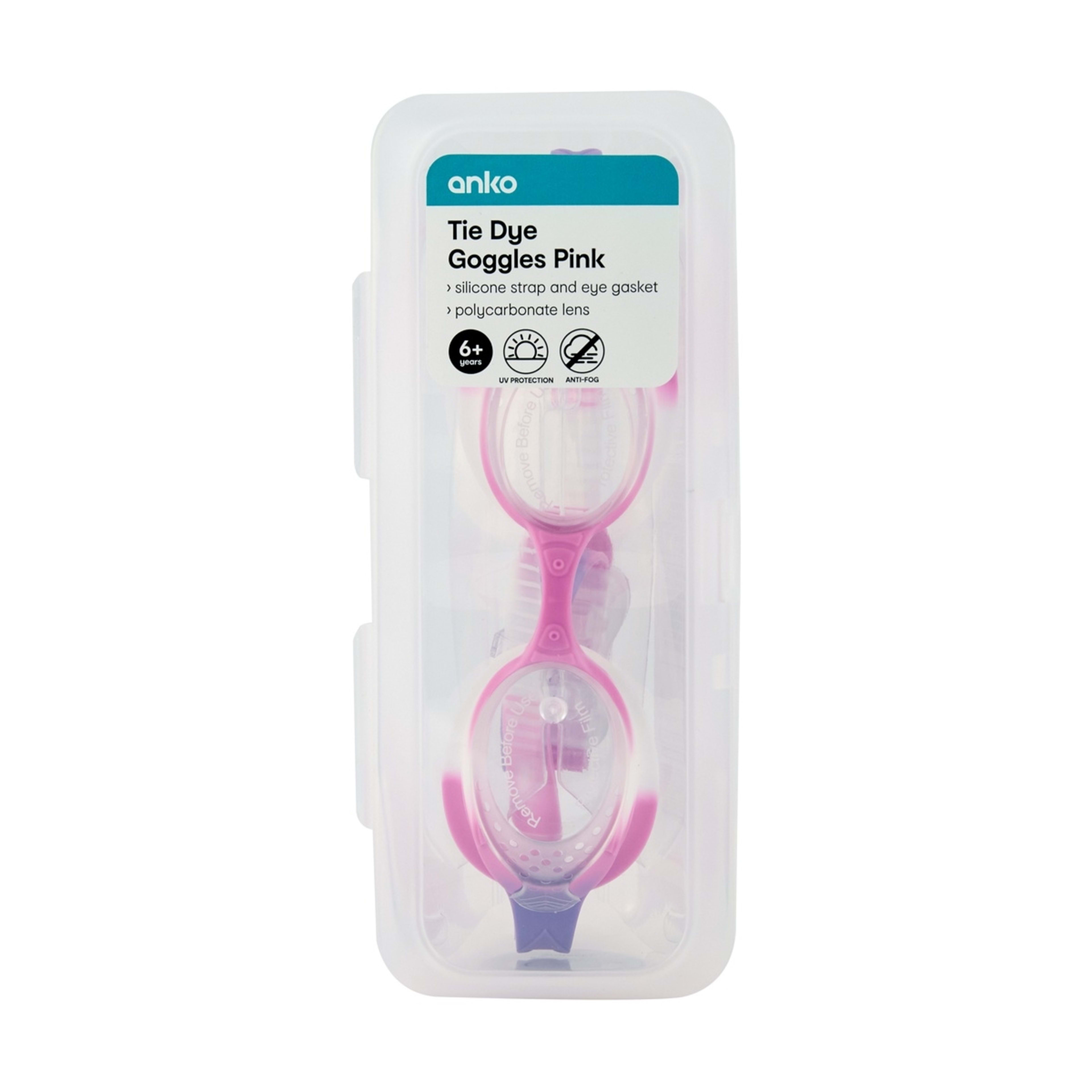 5 Tie Dye Goggles - Pink, 5 of 5