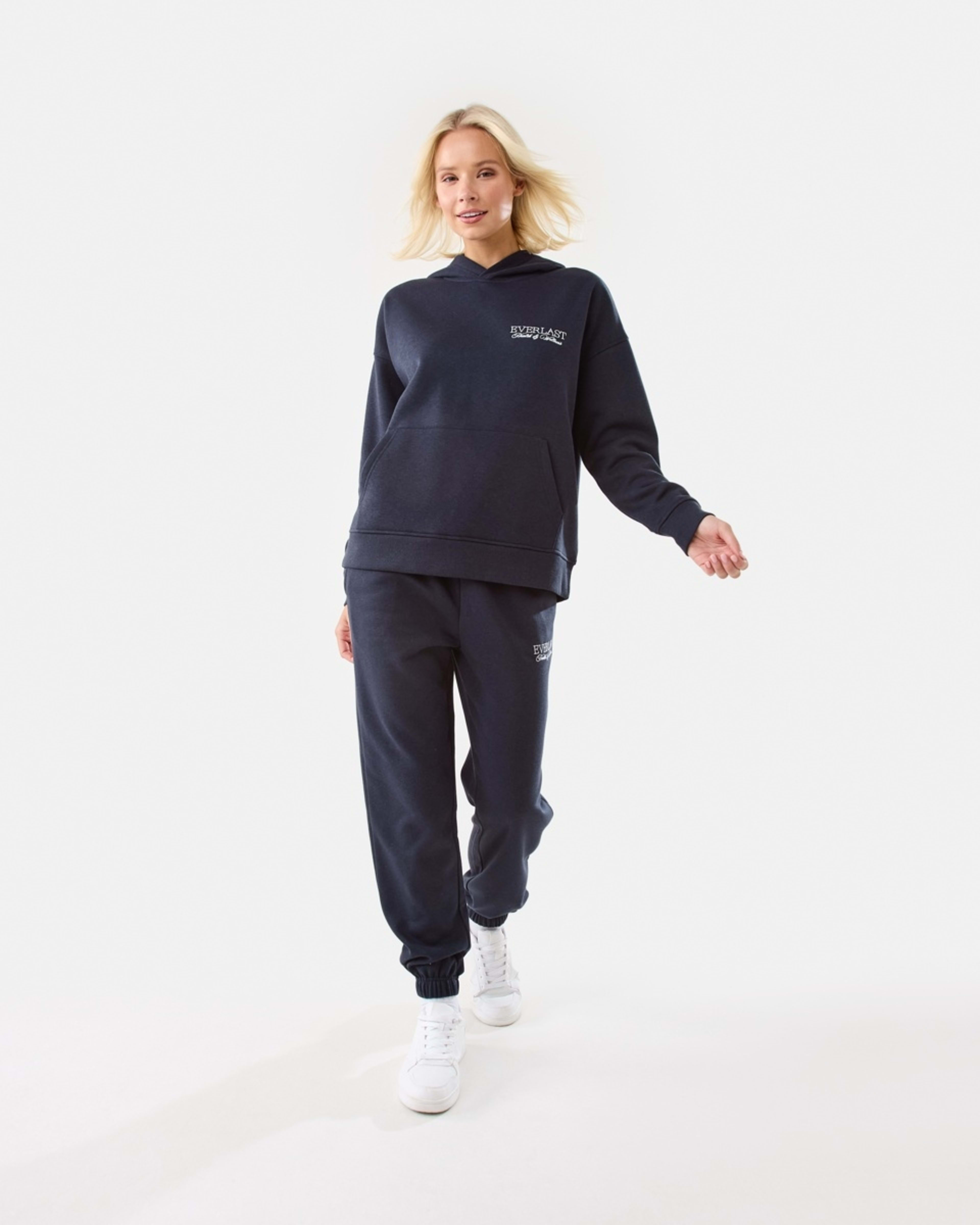 2 Everlast Womens Street Oversized Hoodie Washed Nvy, 2 of 8