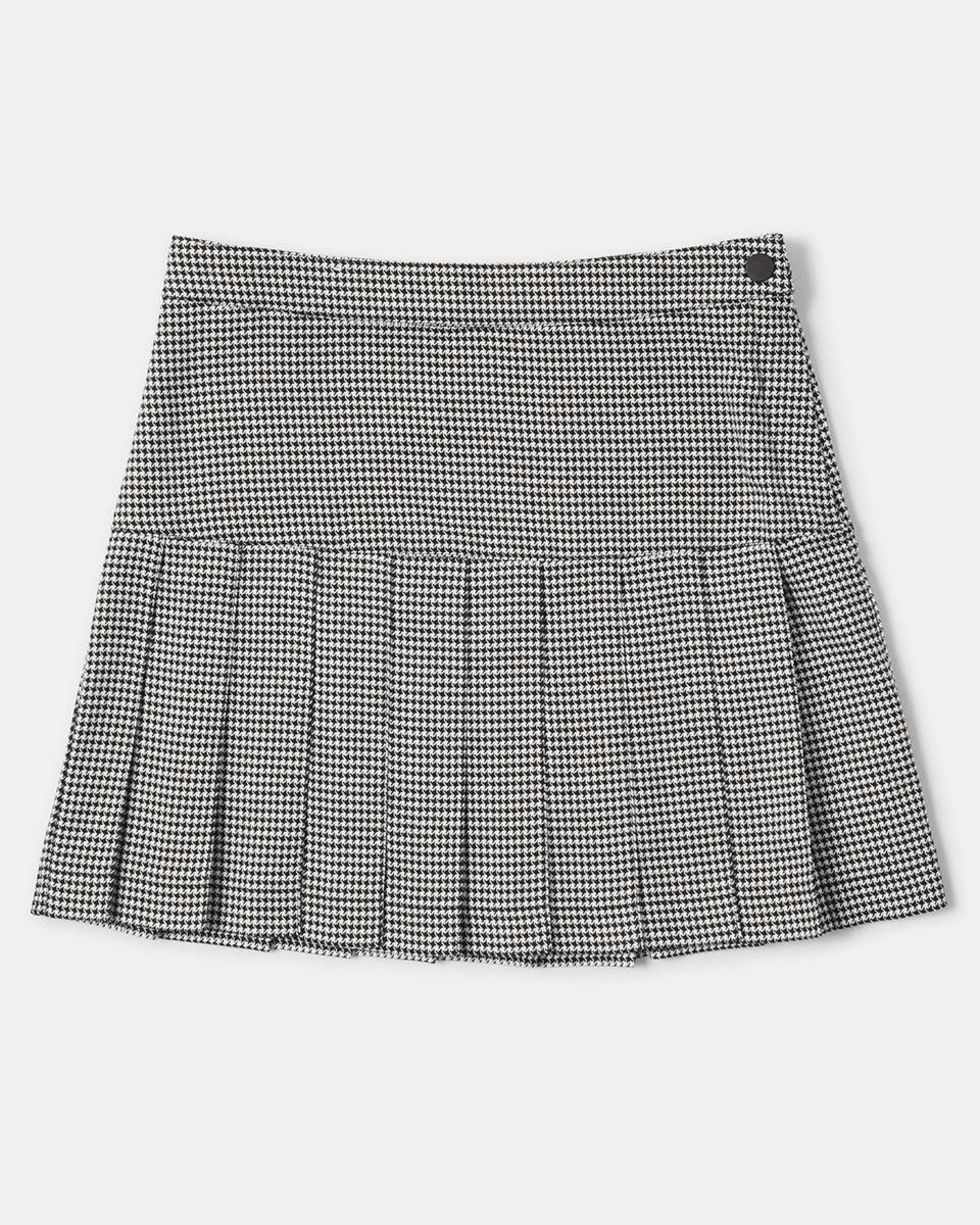 Checkered Pleated Skirt - Kmart