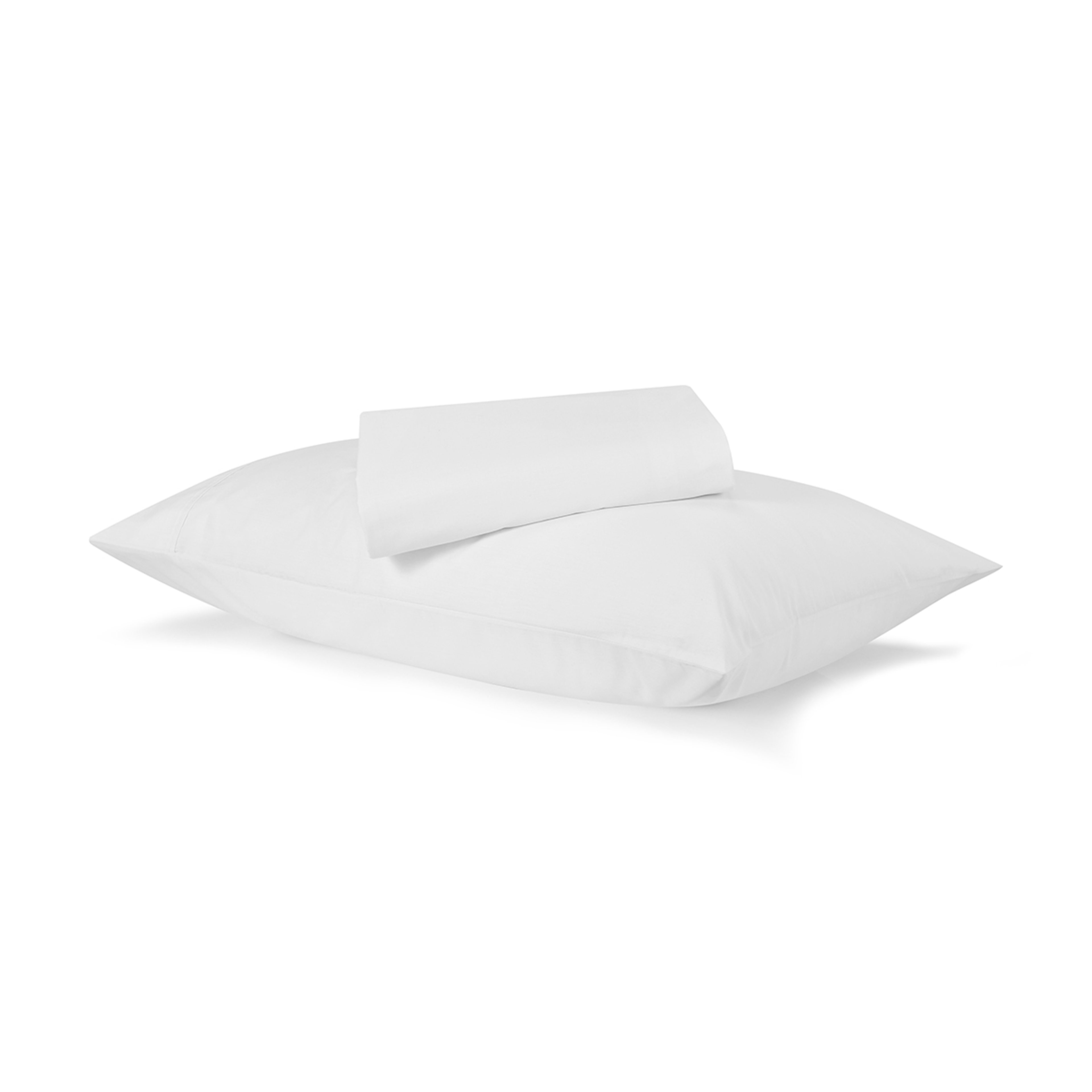 250 Thread Count Cotton Rich Sheet Set - Single Bed, White - Kmart