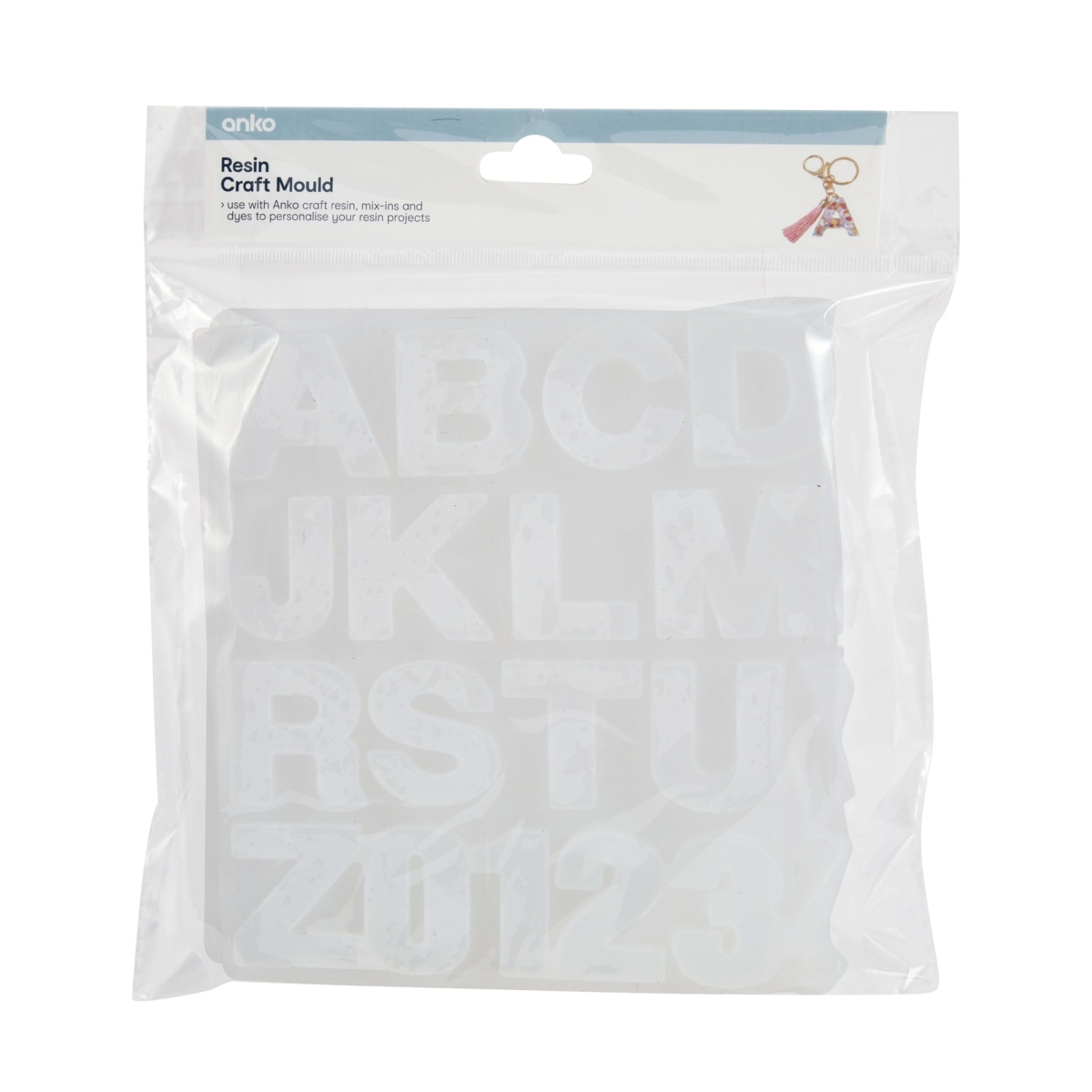 1 Resin Craft Mould - Alphabet