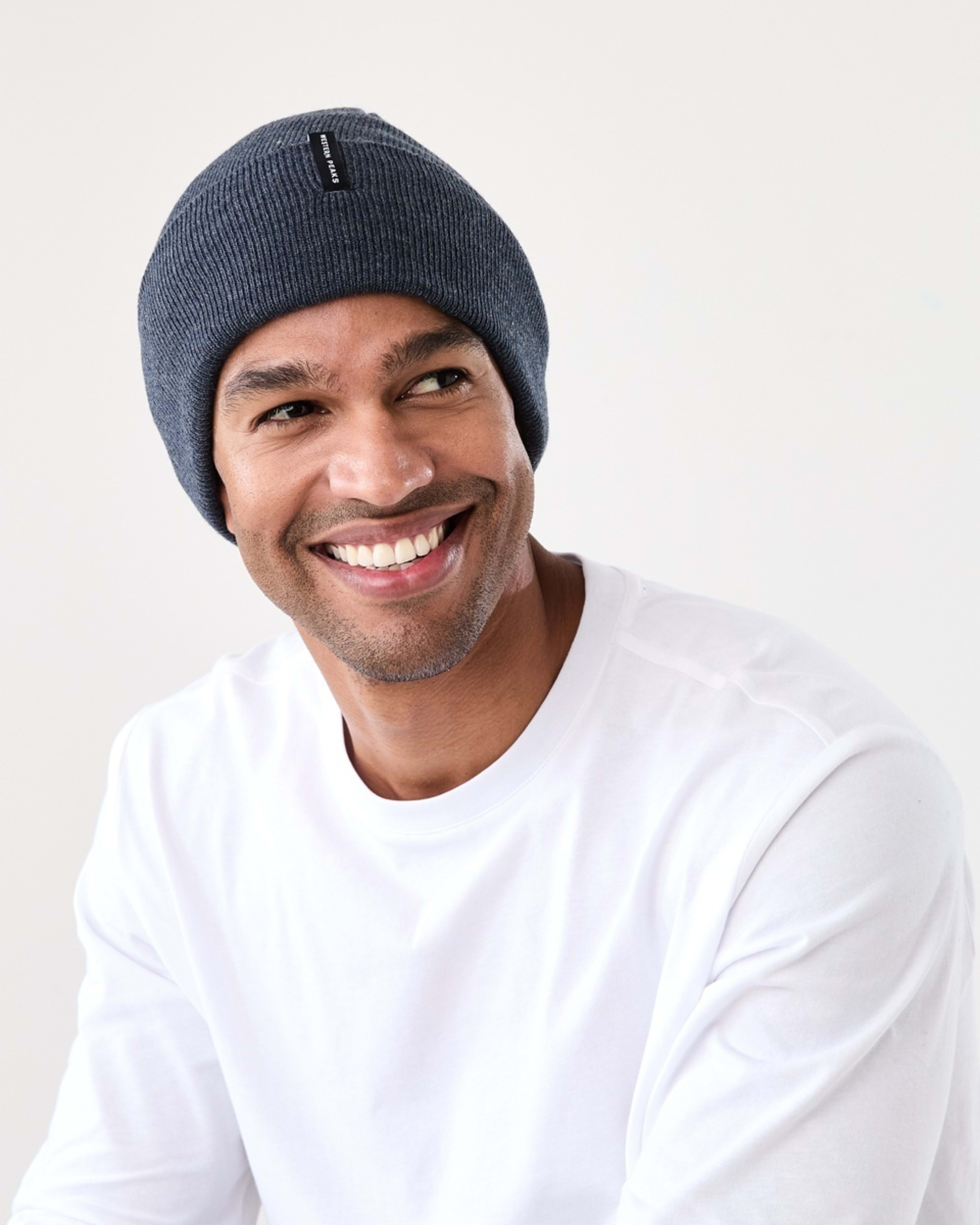 4 Mainstream Beanie Navy Marle, 4 of 4