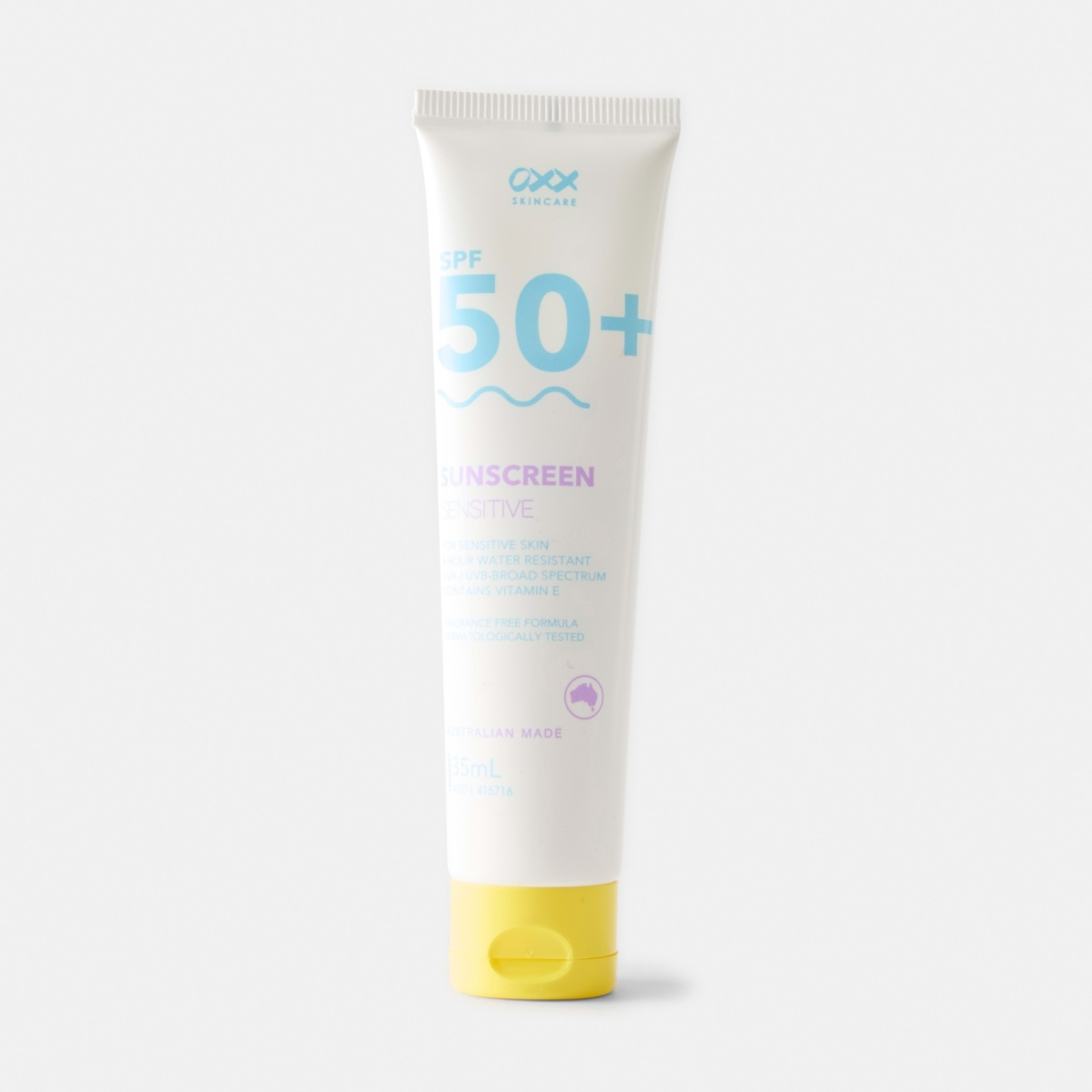 1 OXX Skincare SPF 50+ Sensitive Sunscreen 35ml - Vitamin E