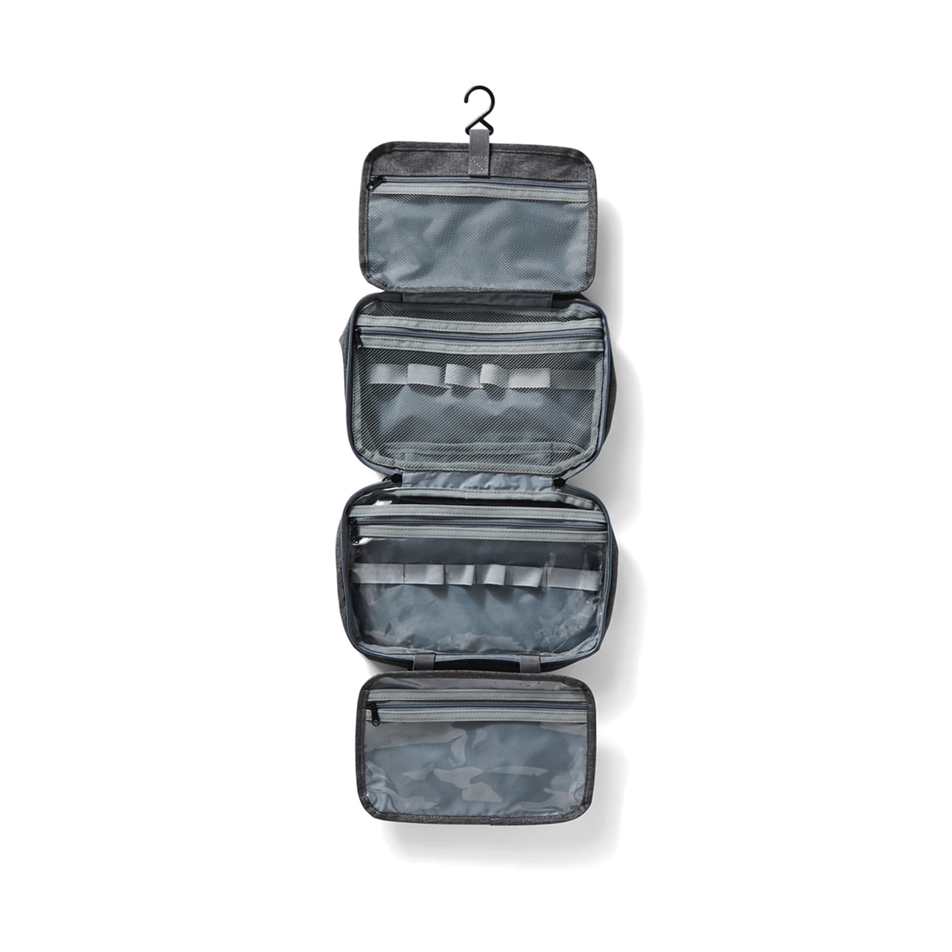 Multi Pocket Hanging Organiser Grey Kmart
