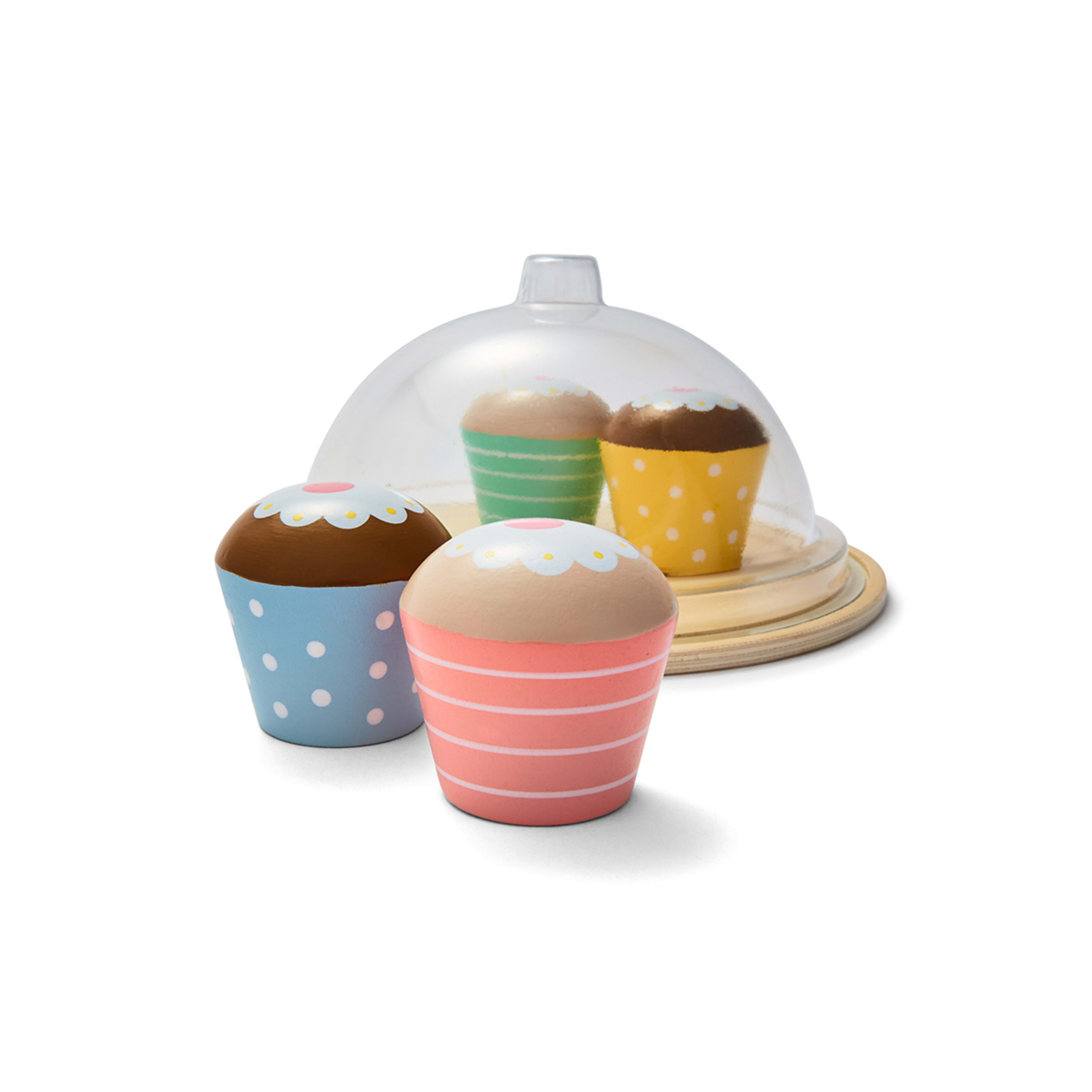 6 Piece Wooden Cupcakes Kmart