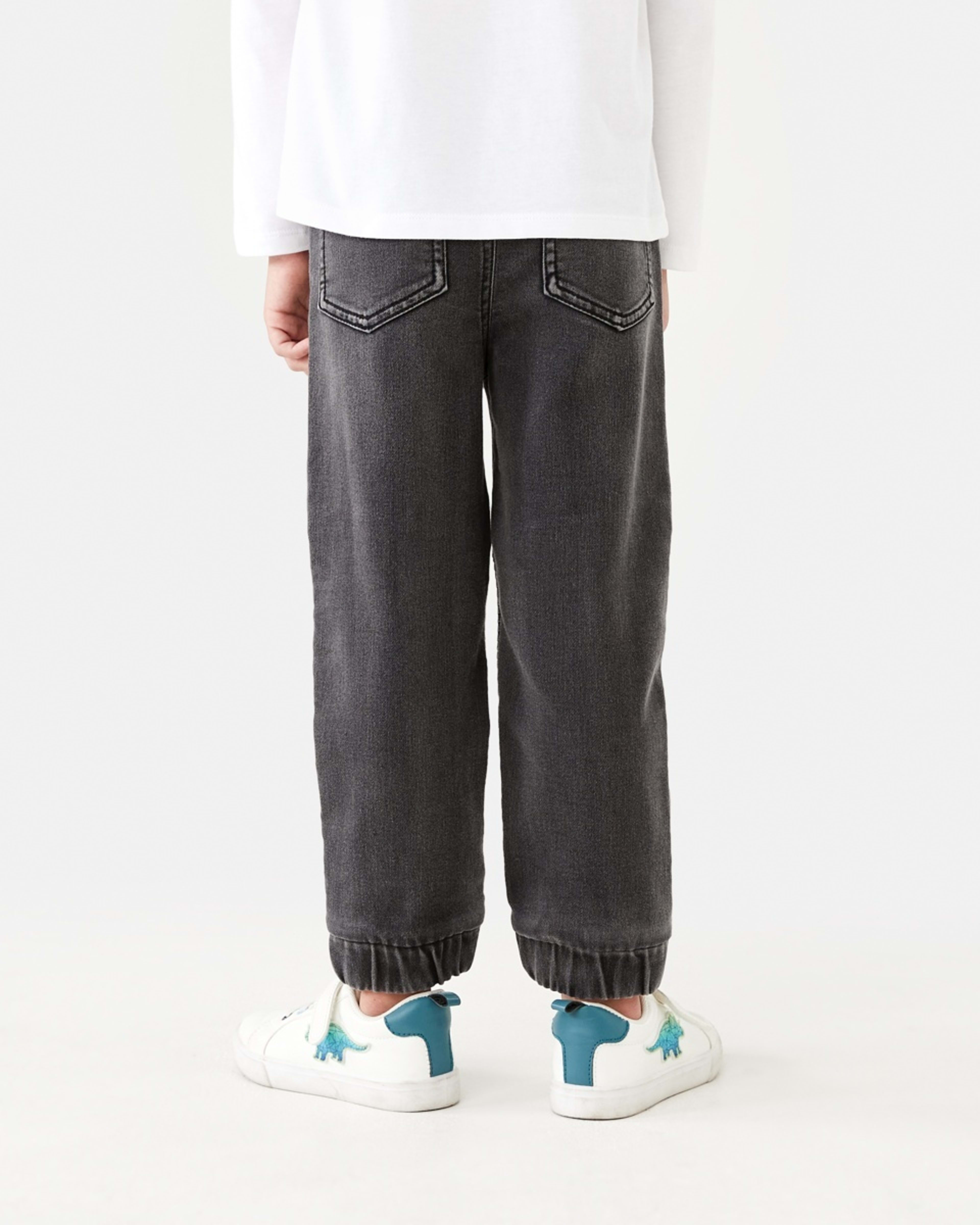 2 Moto Denim Jeans Black Light Wash, 2 of 9