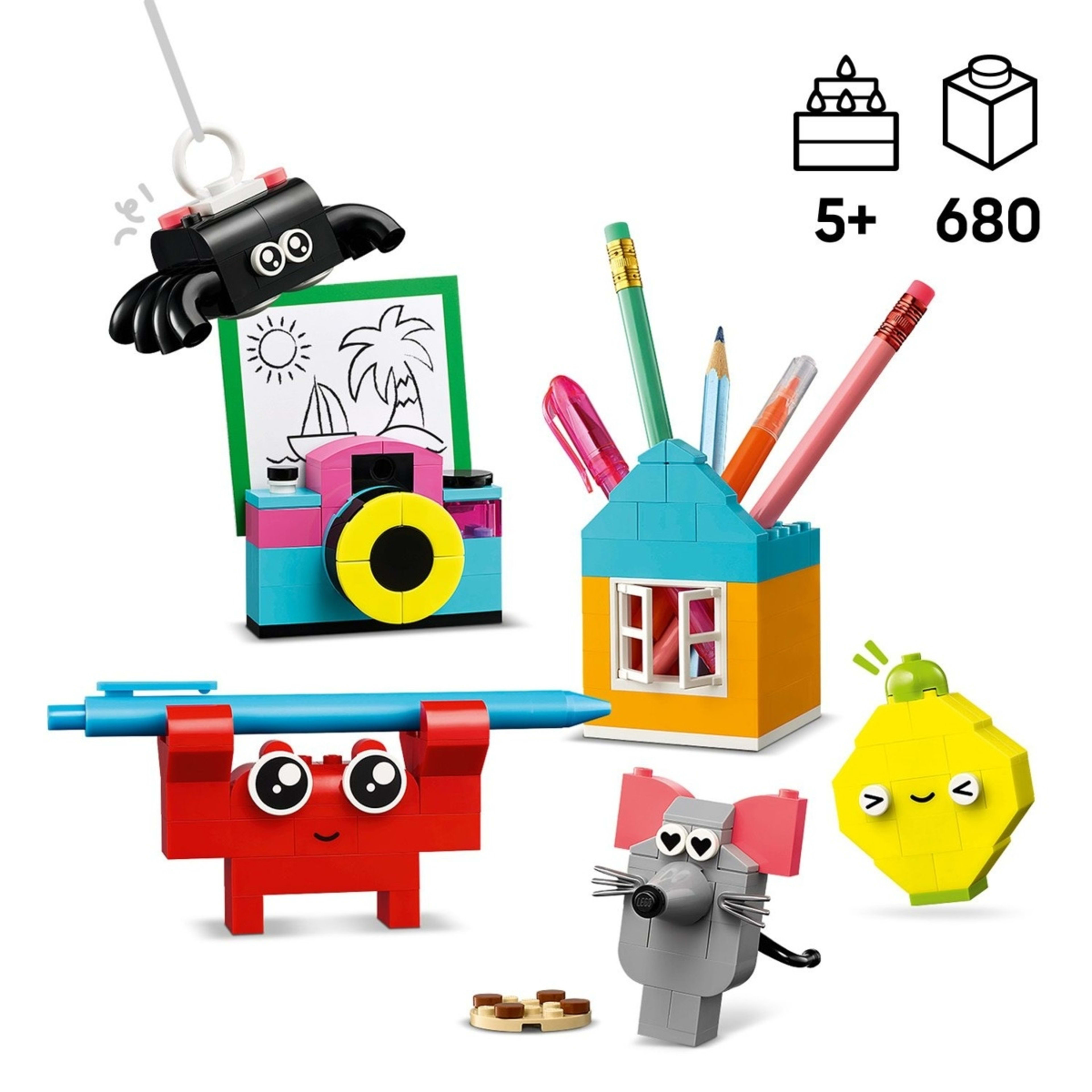 4 LEGO Classic Creative Happy Box 11042, 4 of 10