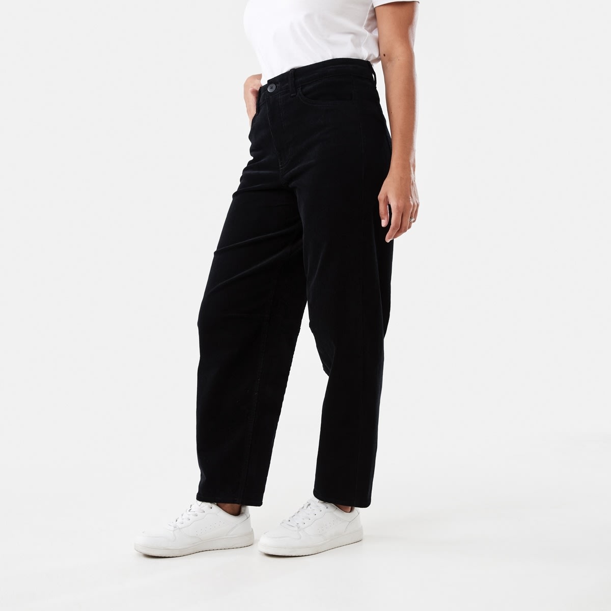 Cord Barrel Leg Pants - Kmart