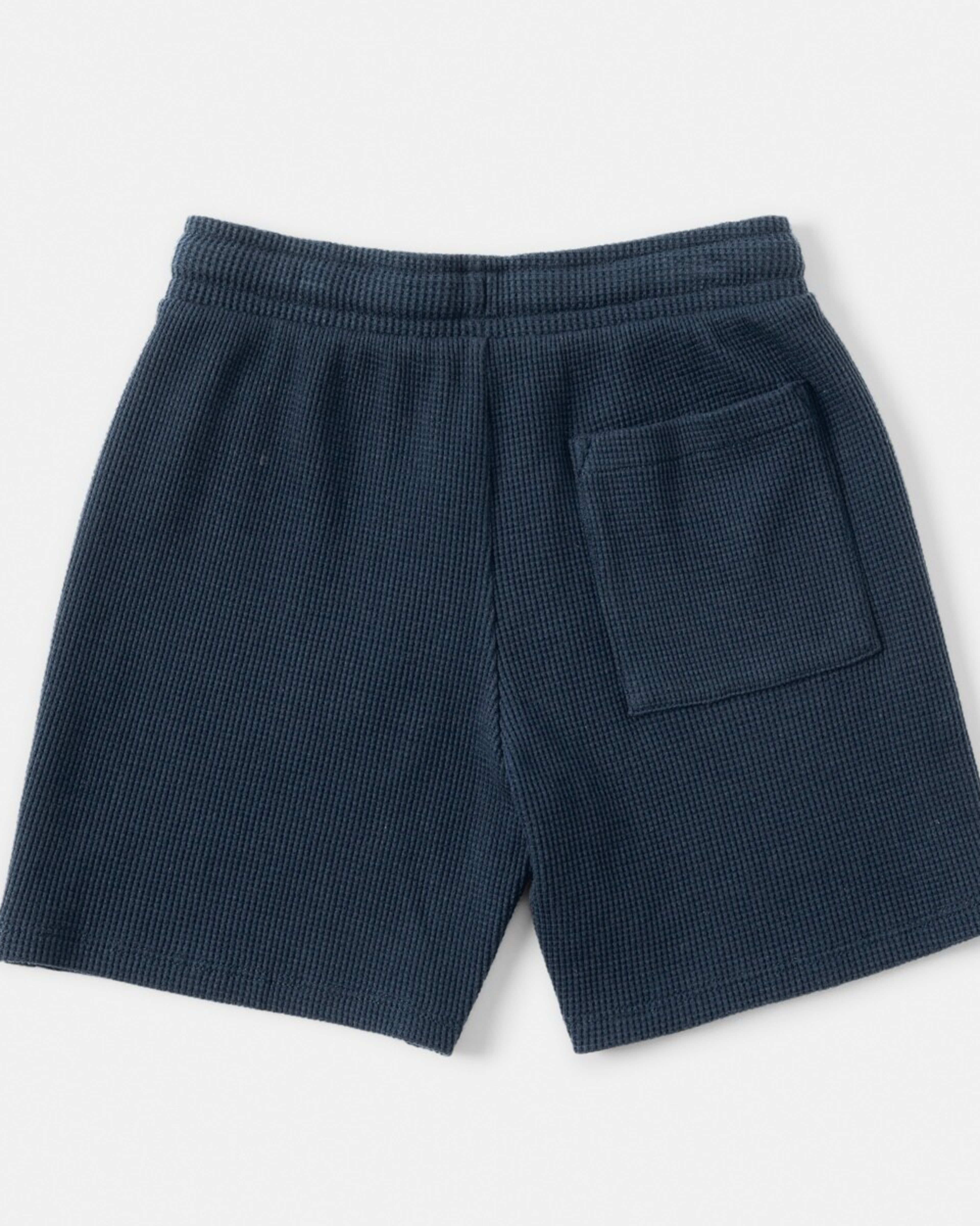 8 Waffle Shorts Dress Navy, 8 of 8