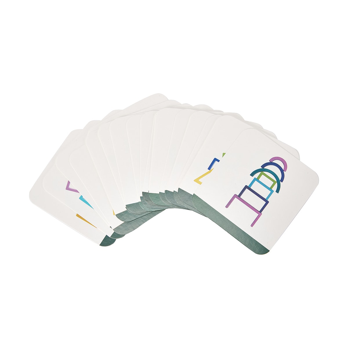 47 Piece Mindfulness Balance Geometric Wooden Blocks Kmart