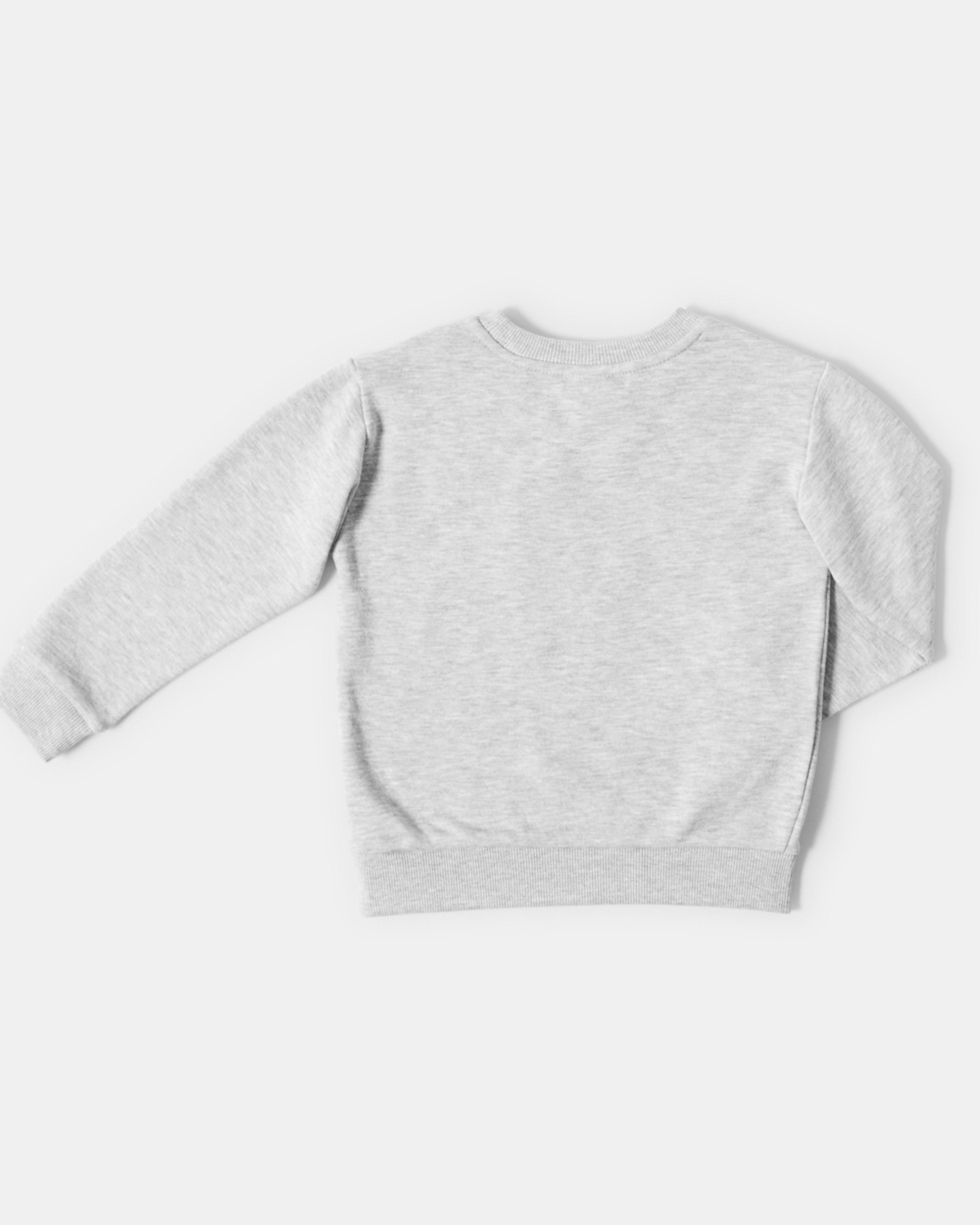 8 Plain Crew Neck Sweatshirt Slvr Marle, 8 of 8