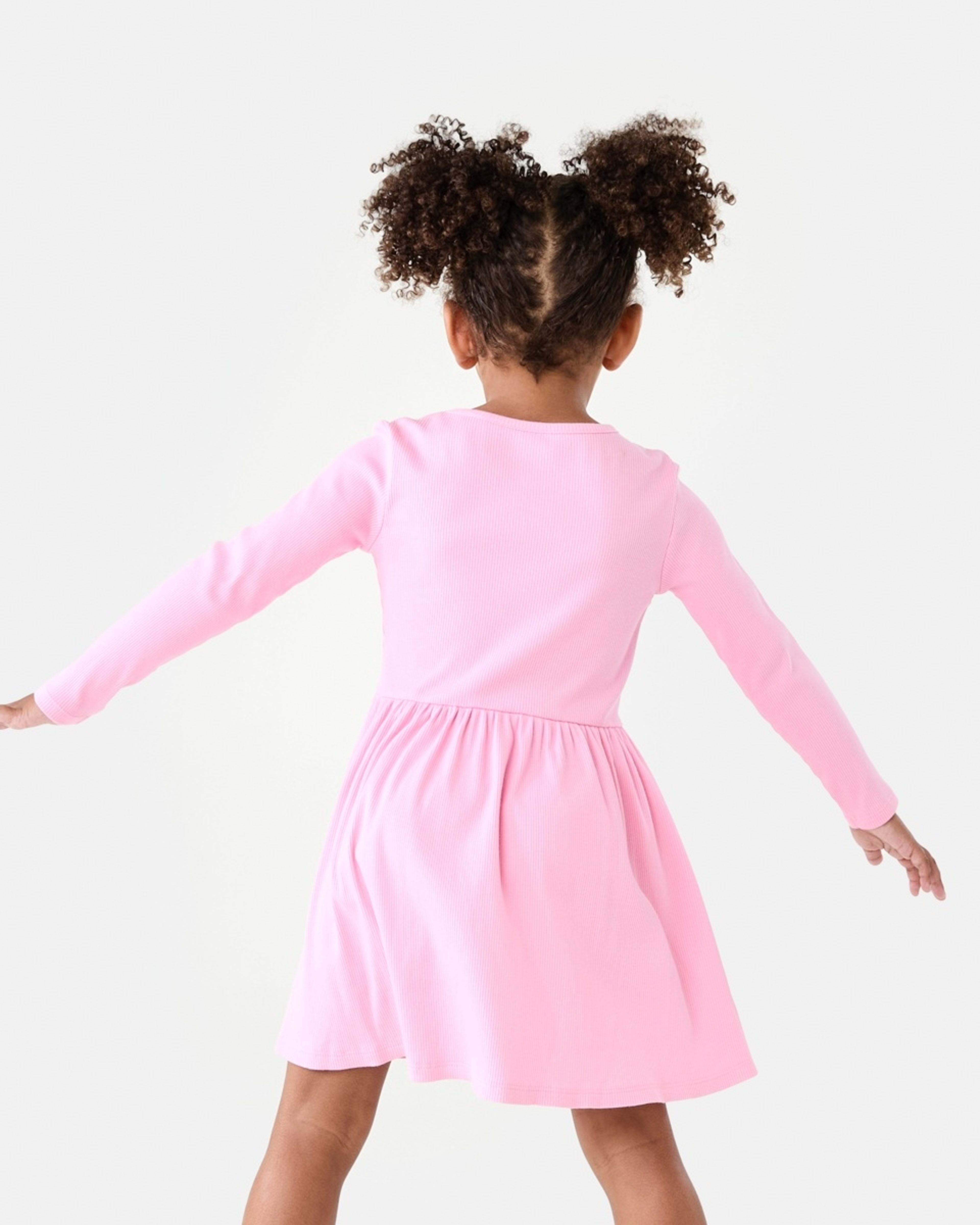 2 Rib Jersey Dress Pris Pink, 2 of 9