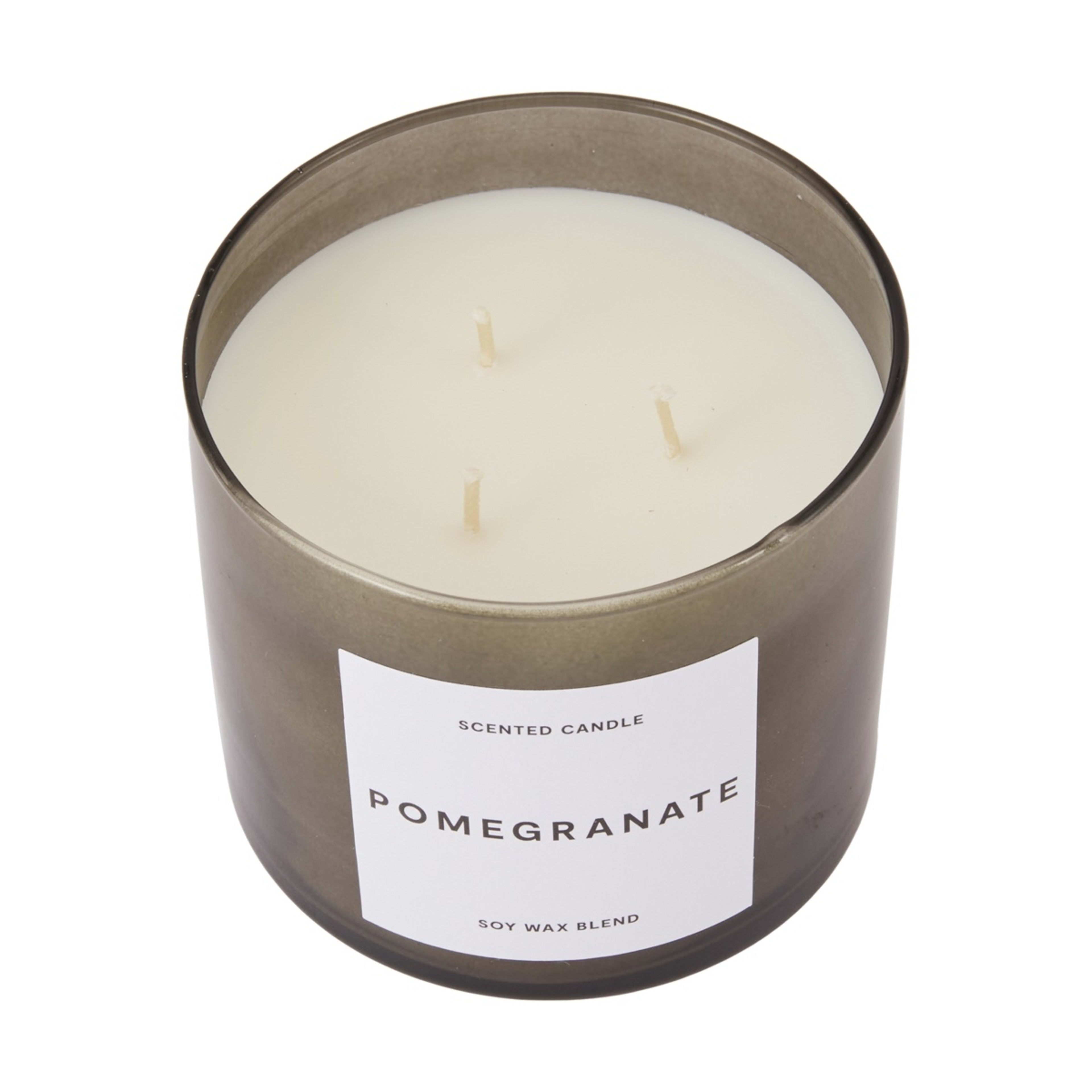 1 Pomegranate Inspired Glass Candle