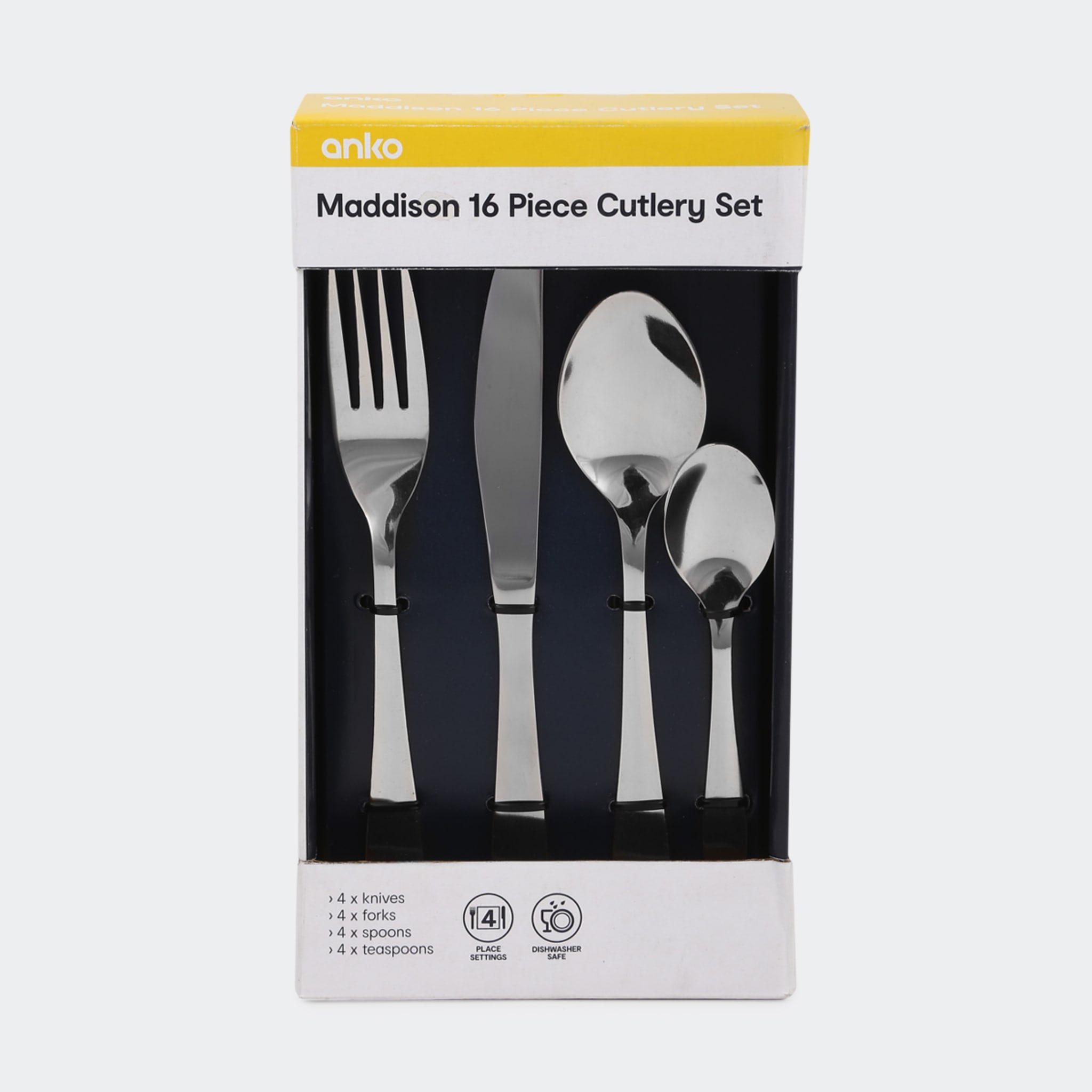 Maddison 16 Piece Cutlery Set Kmart