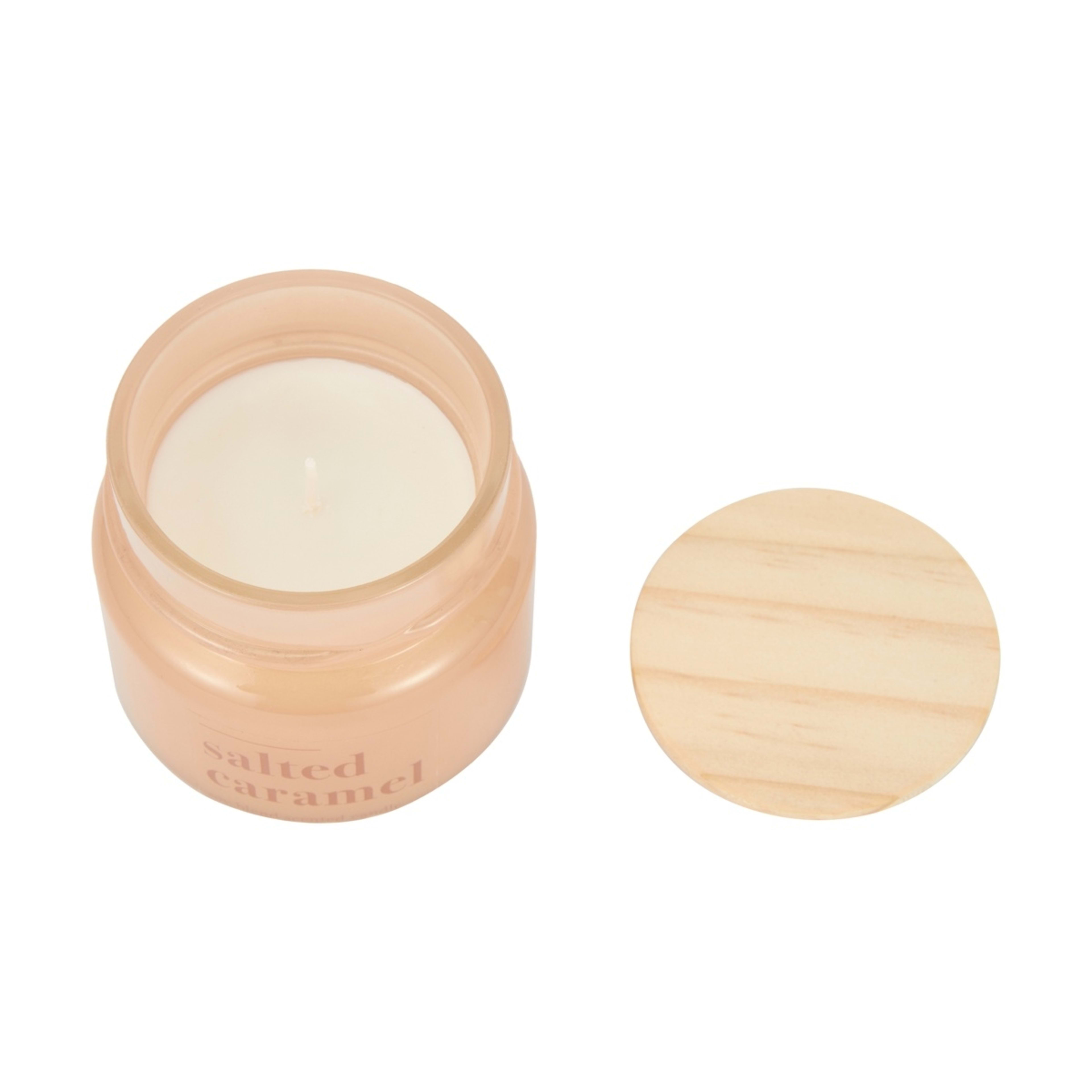 2 Salted Caramel Soy Blend Scented Jar Candle, 2 of 8