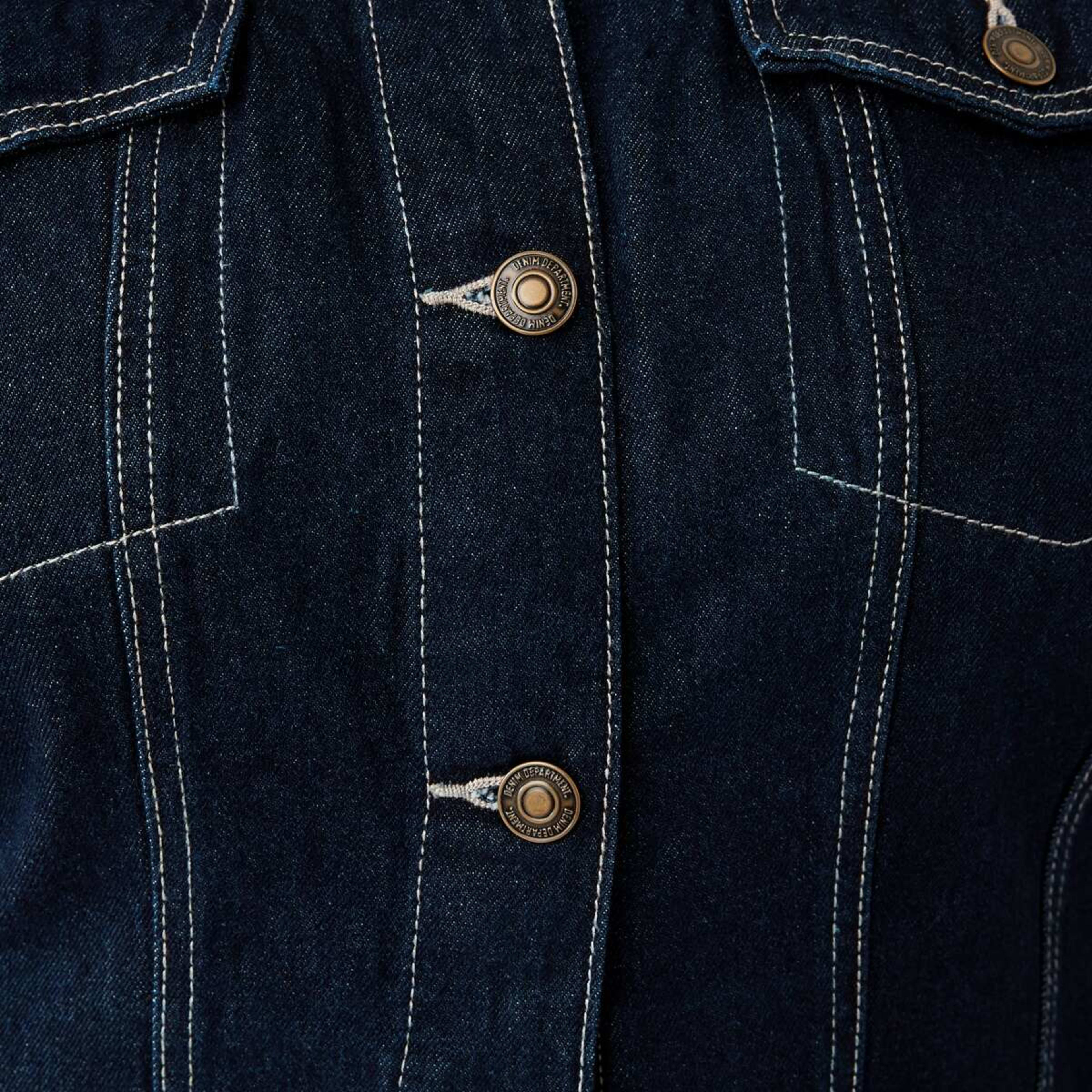 7 Curve Denim Jacket Mid Wash, 7 of 8