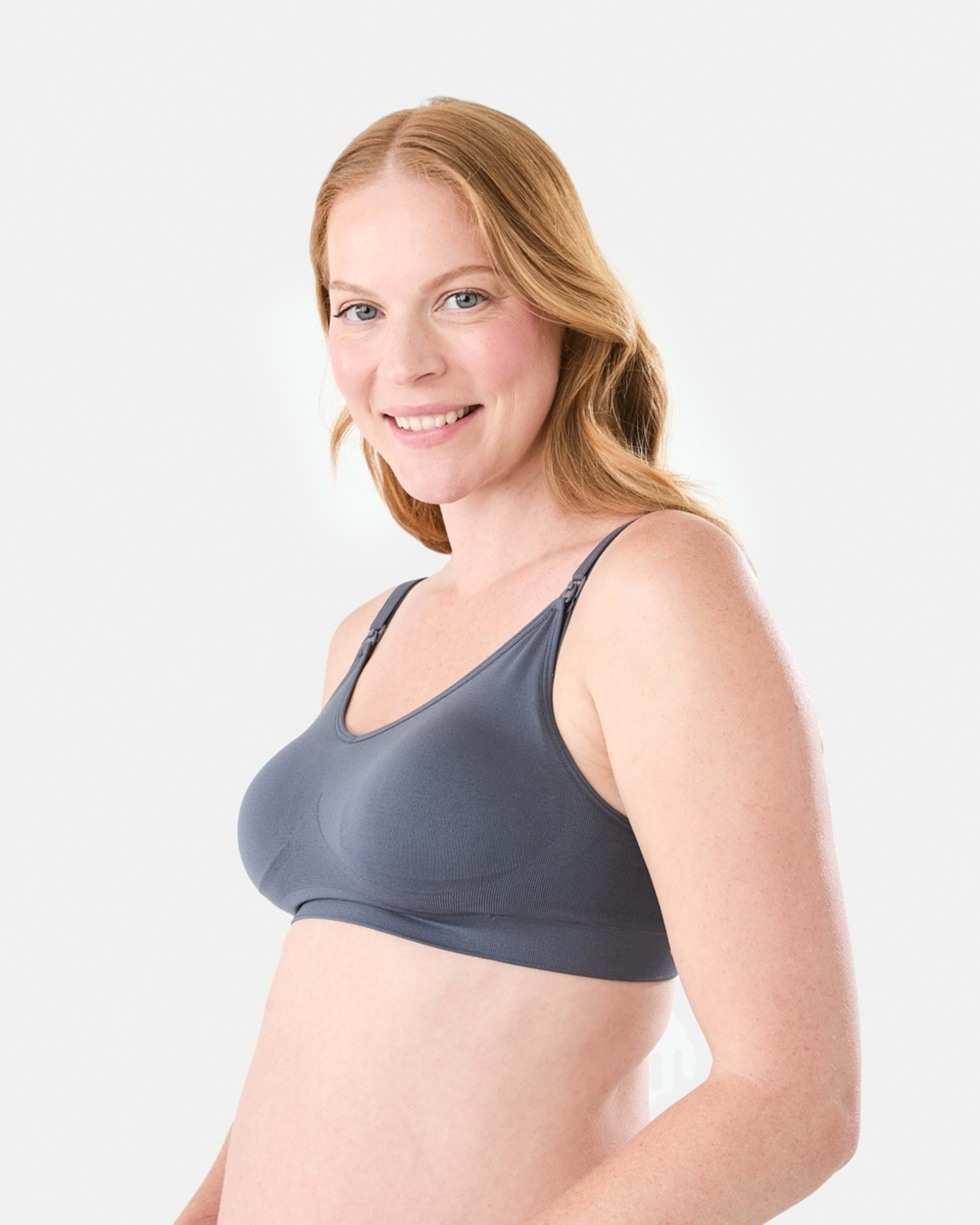 5 2 Pack Maternity Wirefree Seamfree Crop OYSTER PINK, OMBRE BLUE, 5 of 9