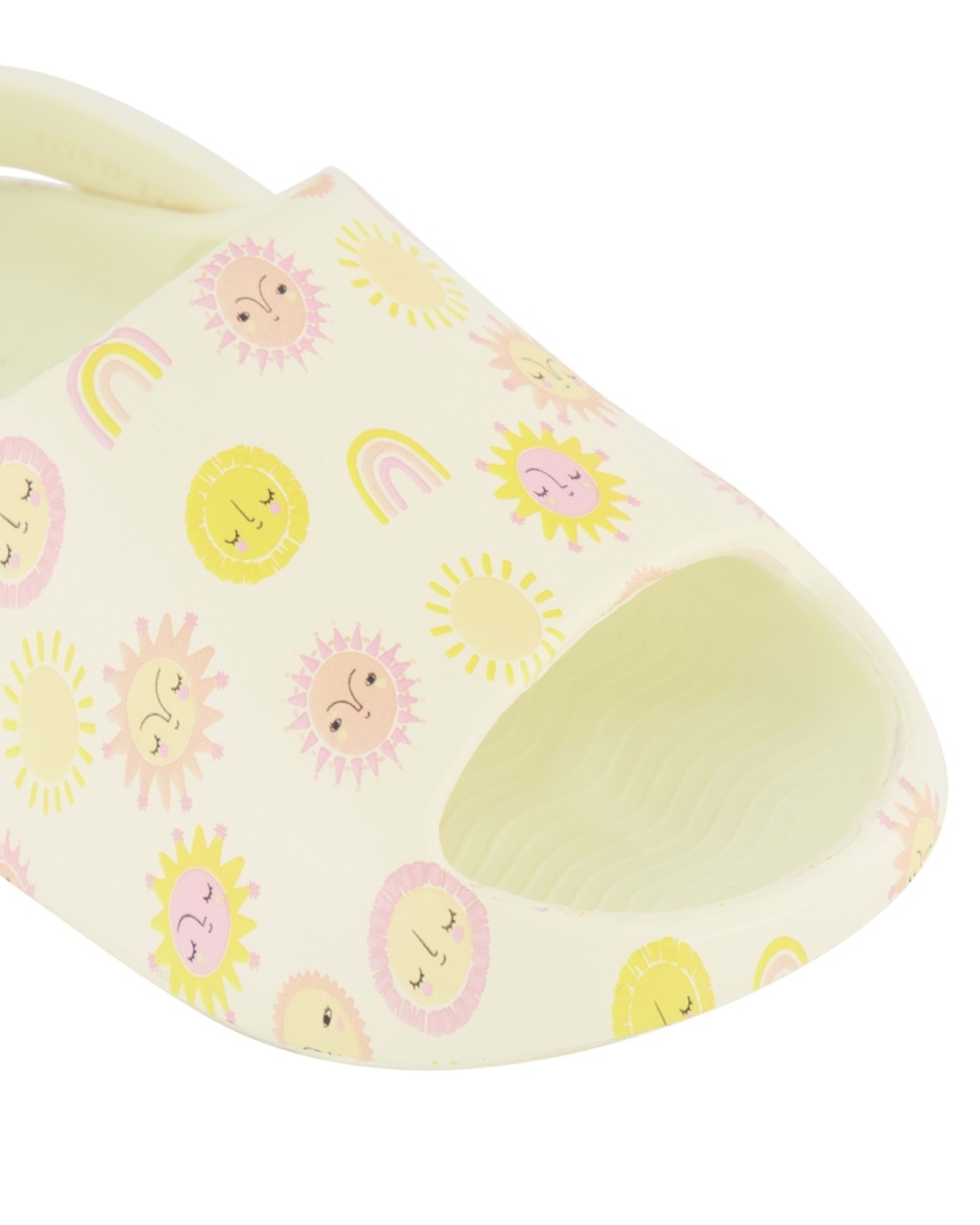 3 Junior Slides SOLS WITH RAINBOWS YELLOW, 3 of 3