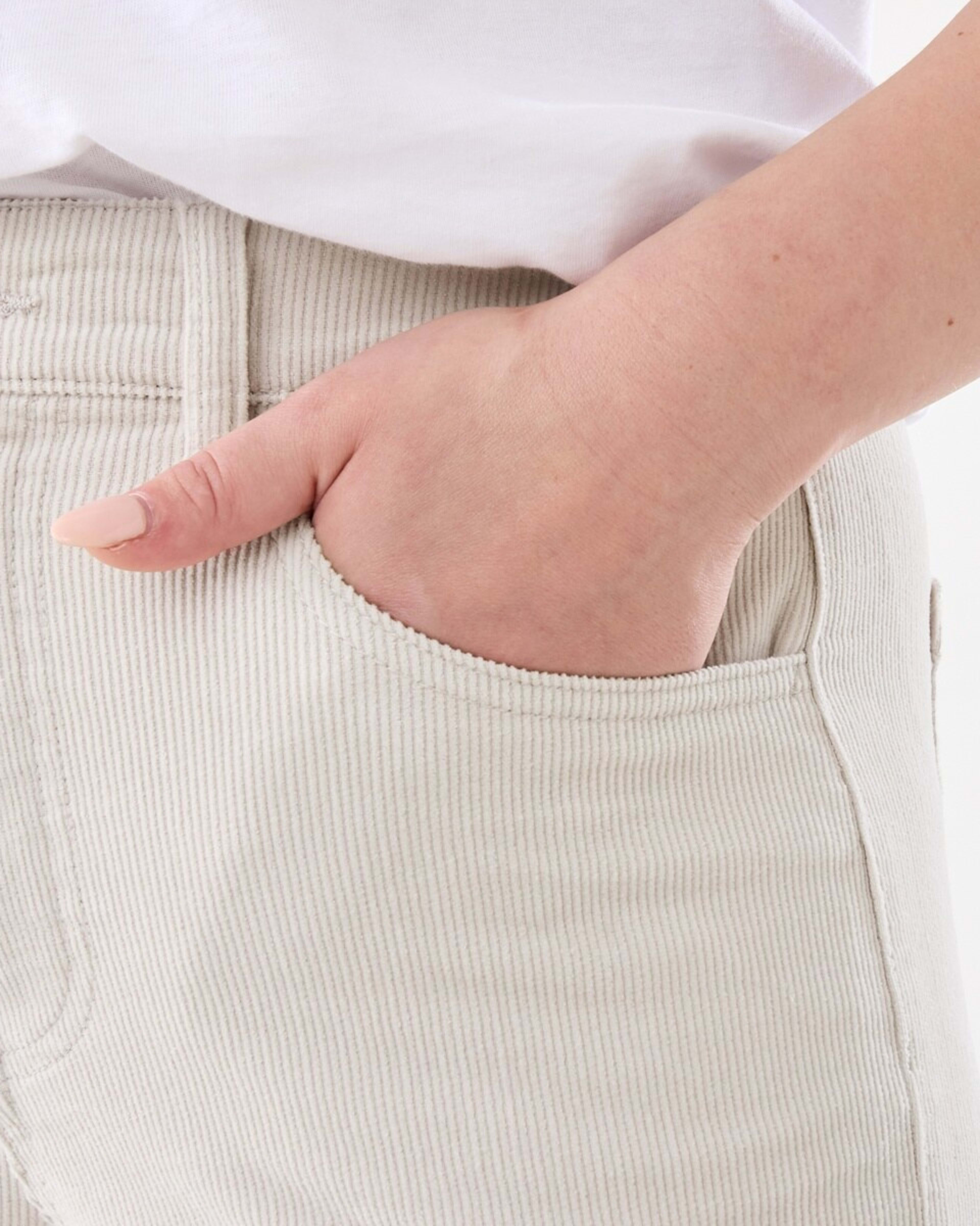 6 Cord Barrel Leg Pants Lt Stone, 6 of 9