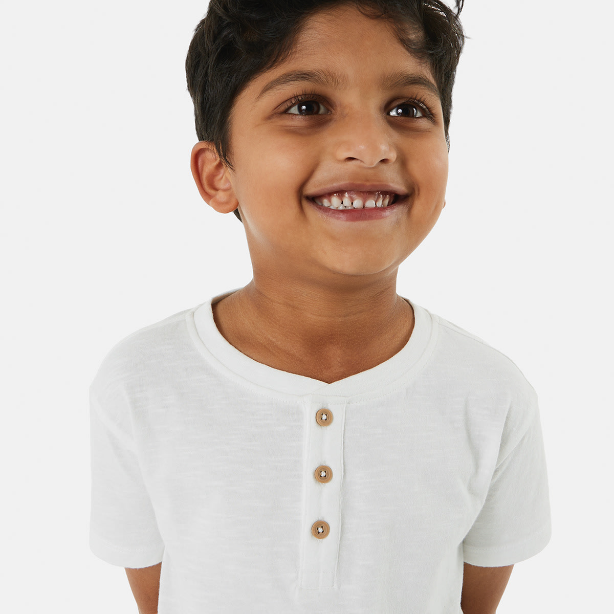 Australian Cotton Henley Tshirt Kmart