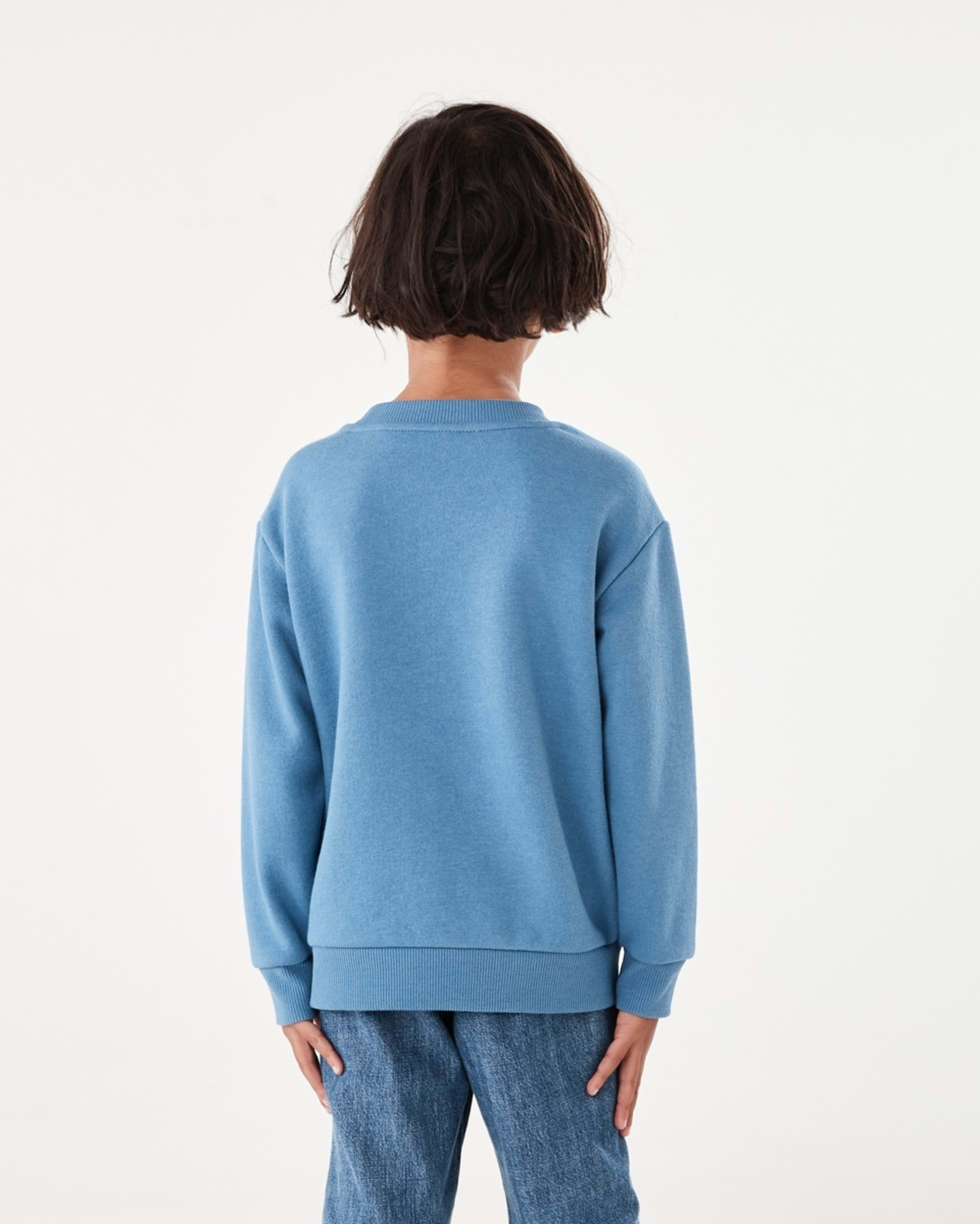 2 Print Crew Neck Sweatshirt Blu Brklyn, 2 of 8