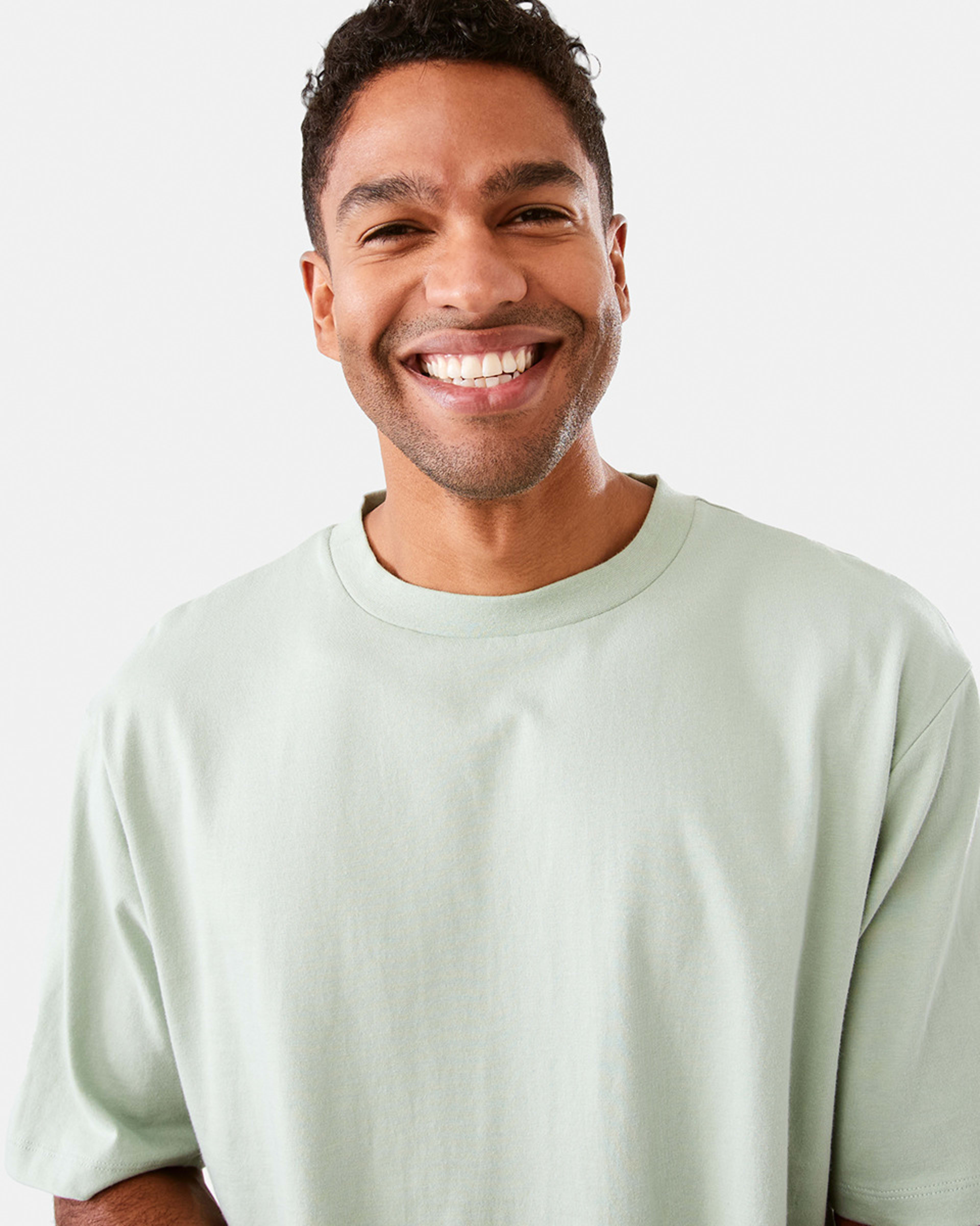 4 Oversized Heavyweight T-shirt Grn Frsty, 4 of 6
