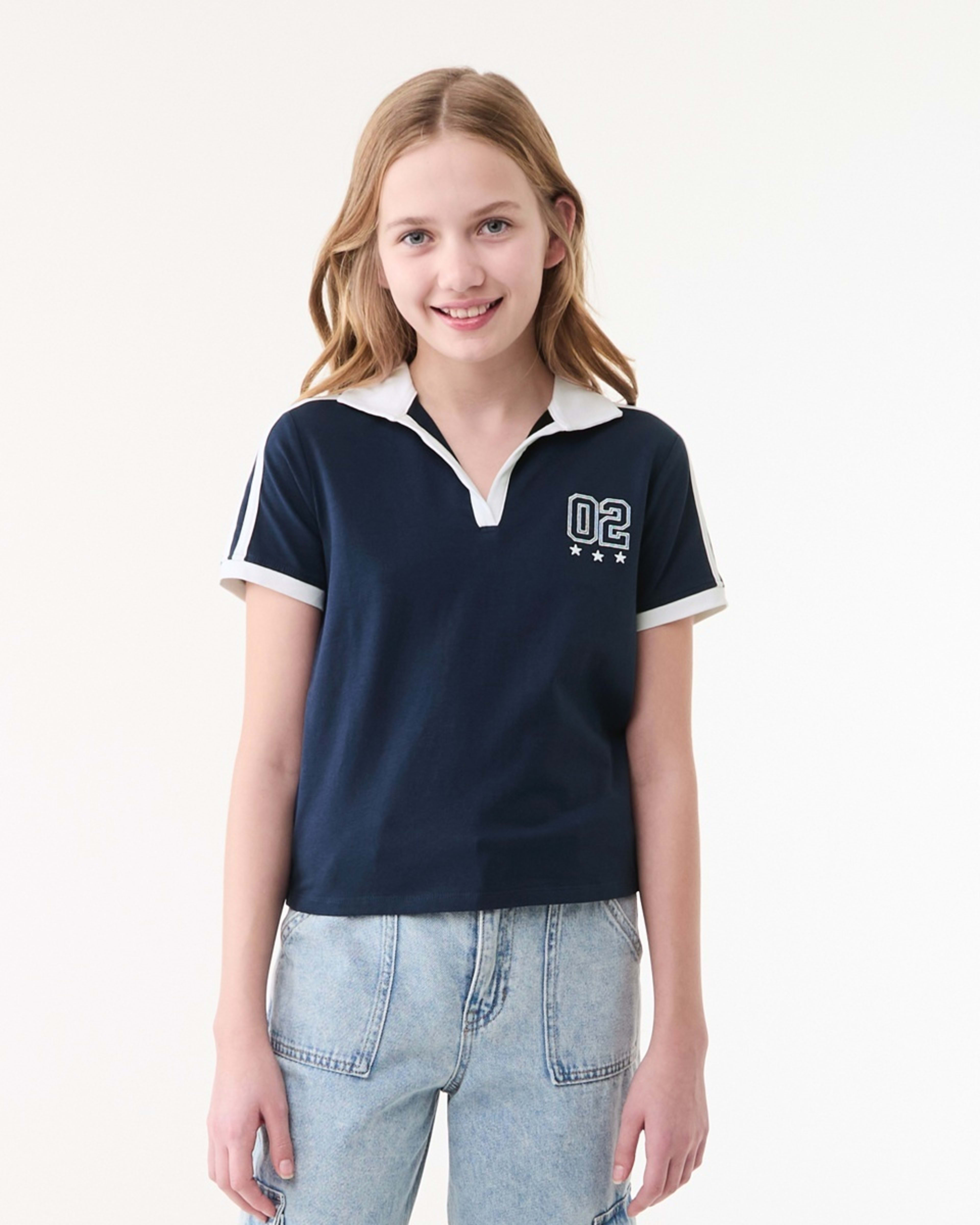 1 Polo T-shirt BLUE 02 STARS, 1 of 6