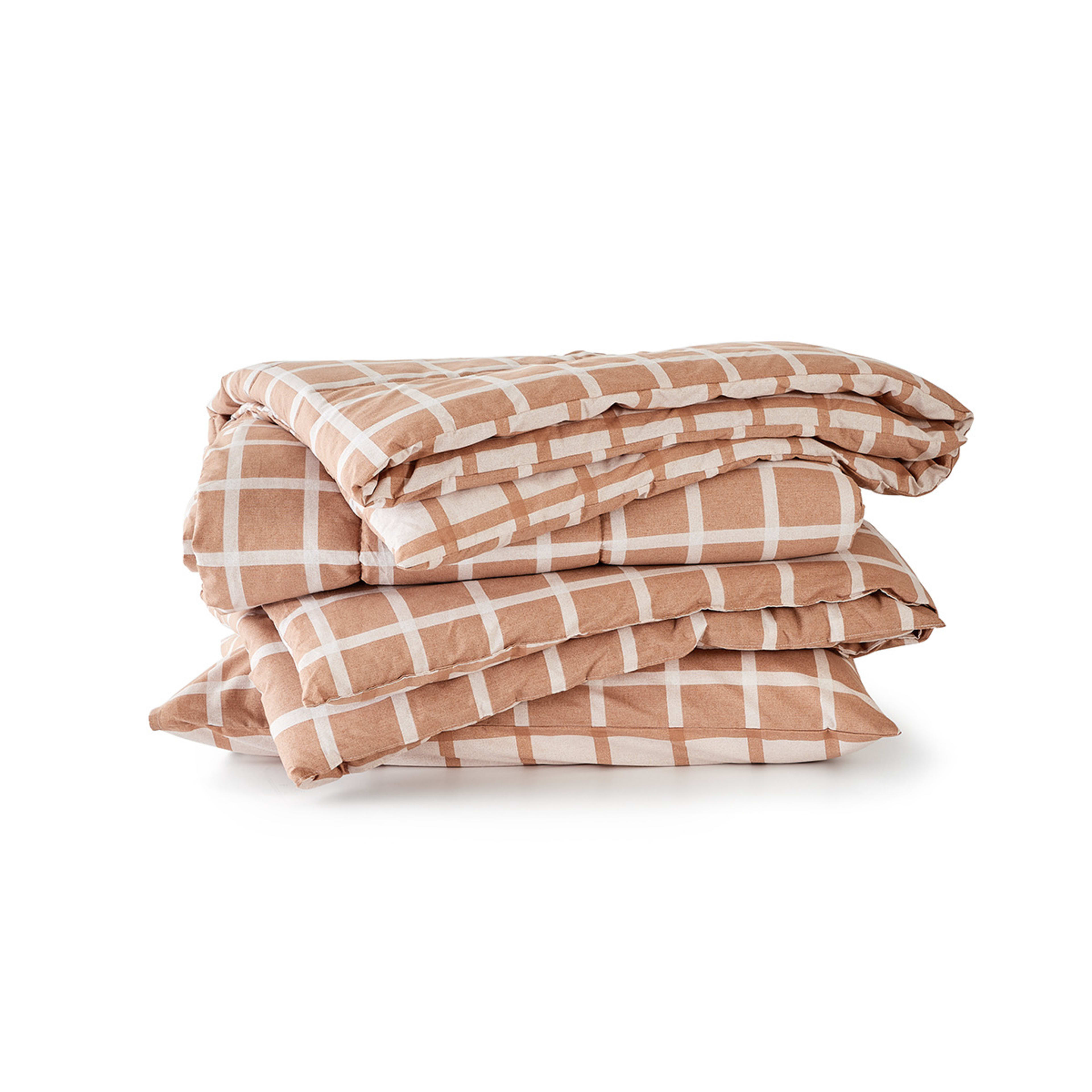 Harley Cotton Rich Reversible Comforter Set King Bed, Brown Kmart