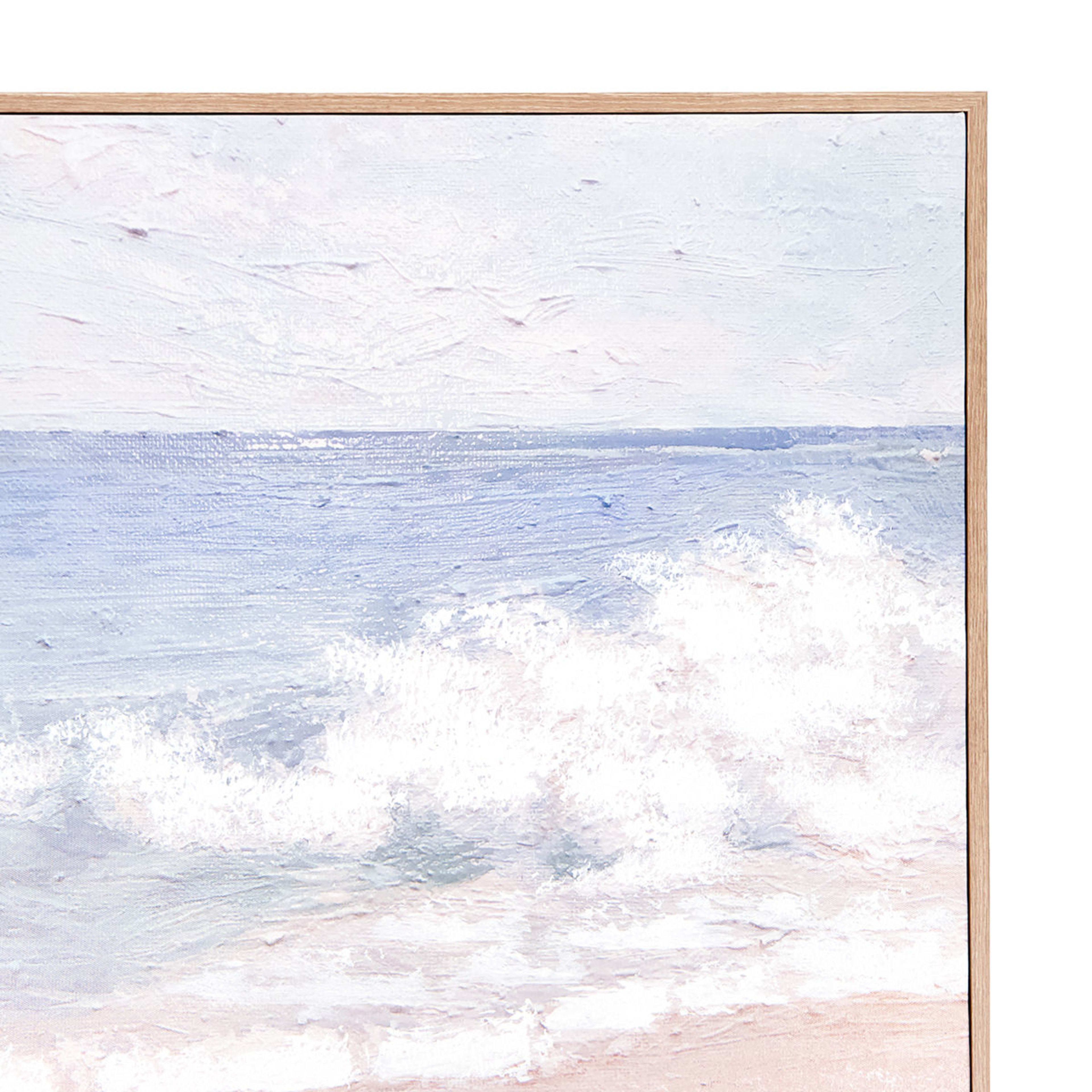 Beach Wave Framed Canvas Kmart NZ