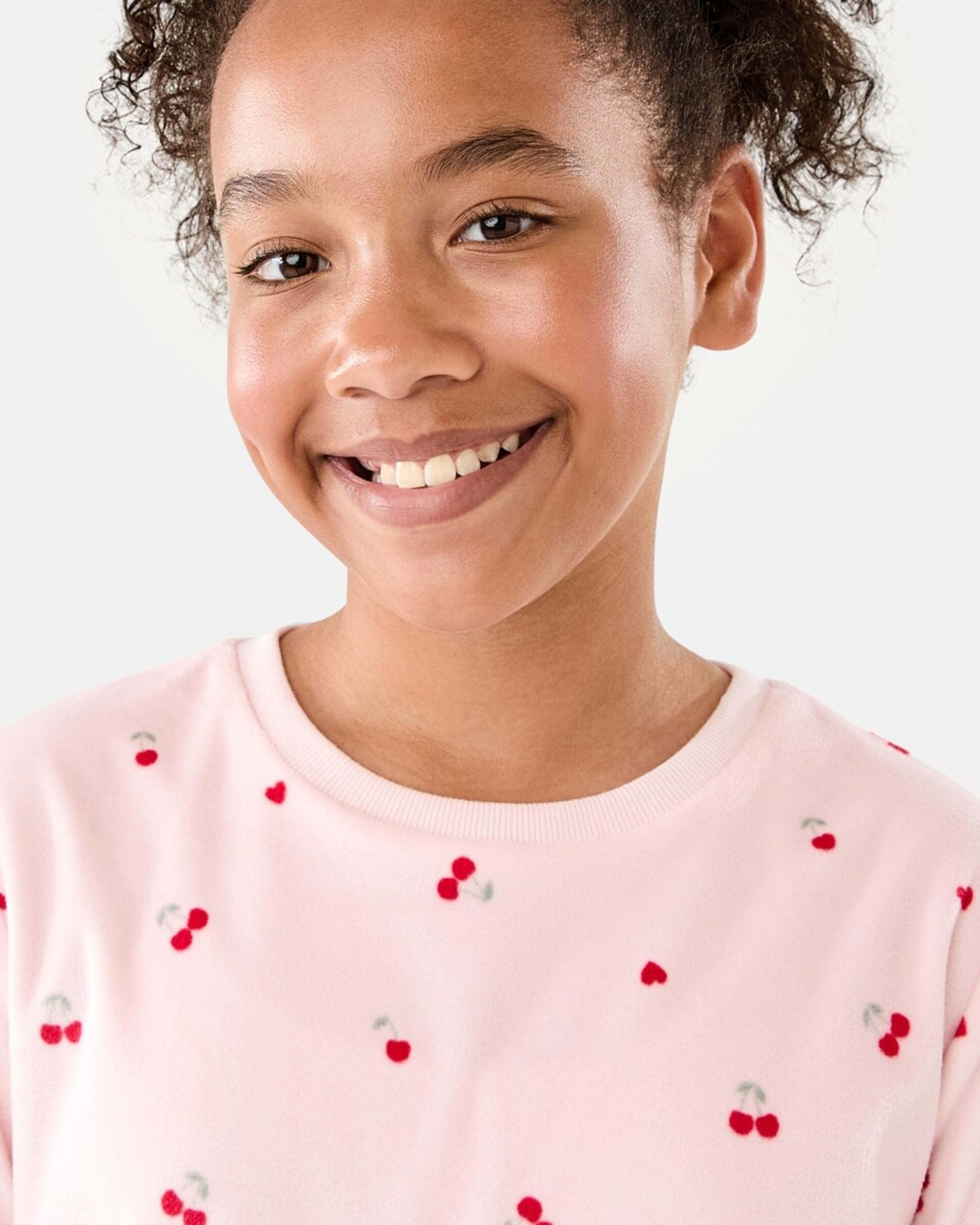 3 Super Soft Pyjama Set Pnk Cherry, 3 of 9