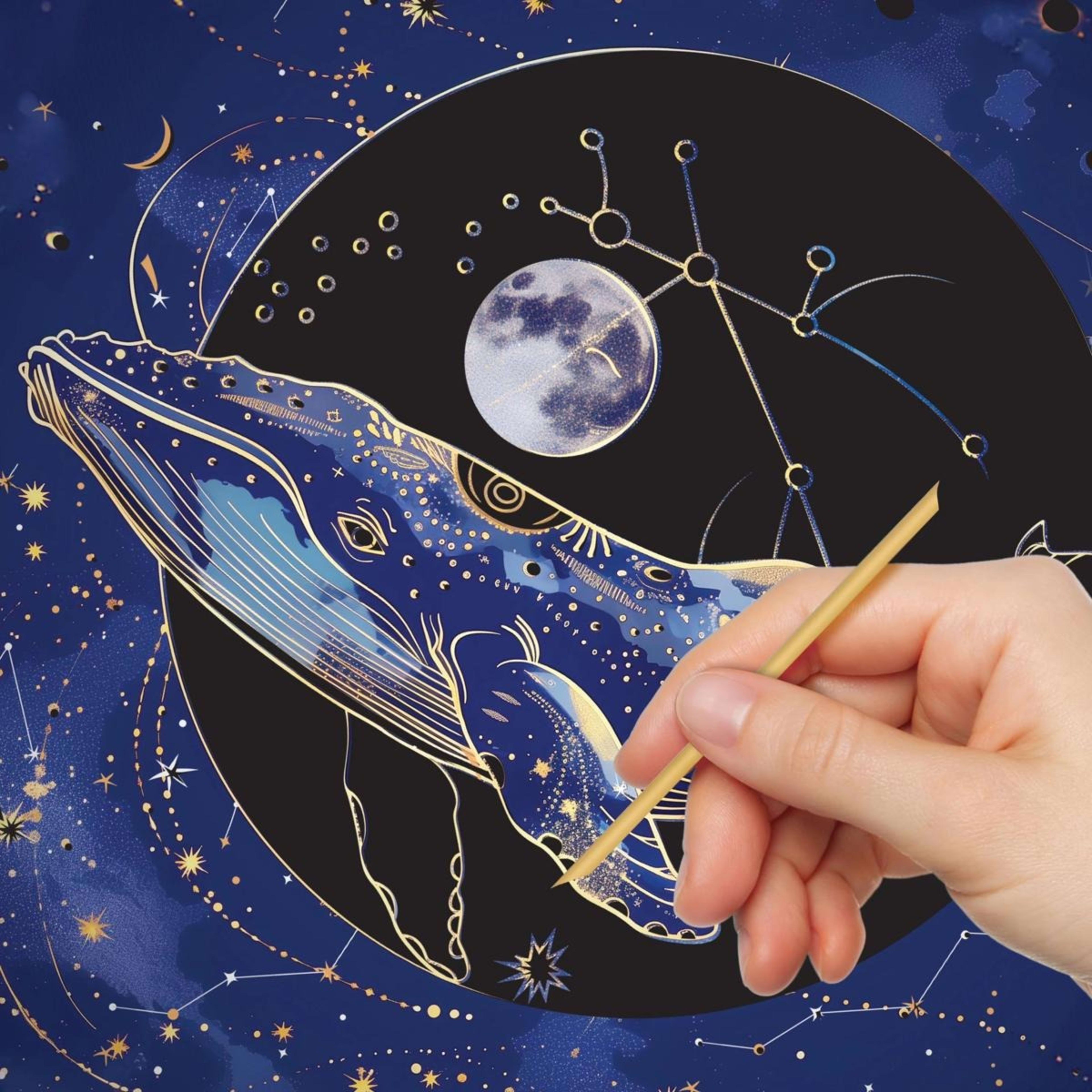 3 Art Maker Picture Etch Midnight Creatures - Book, 3 of 4