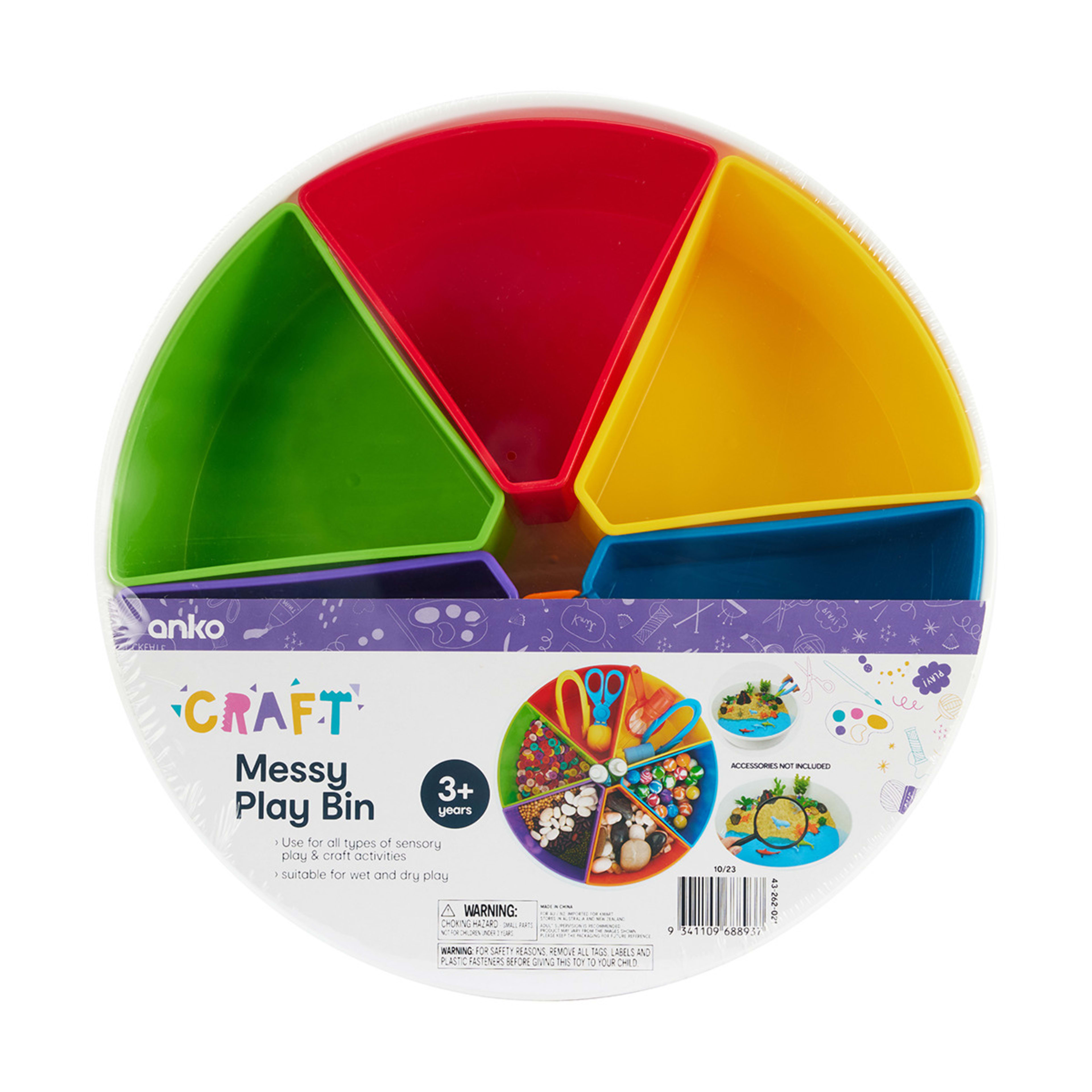 Messy Play Bin - Kmart