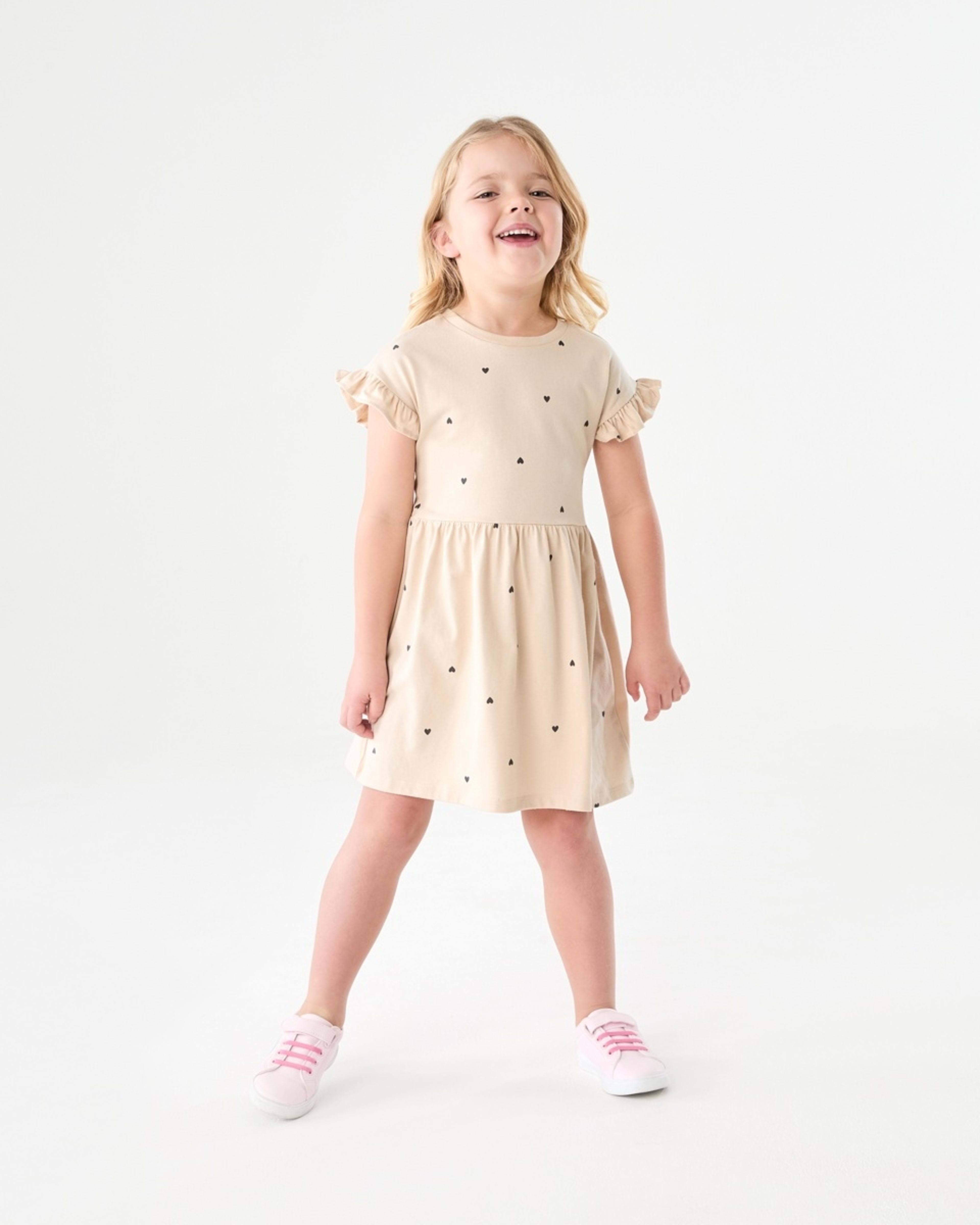 6 Jersey Dress Bge Hearts, 6 of 7