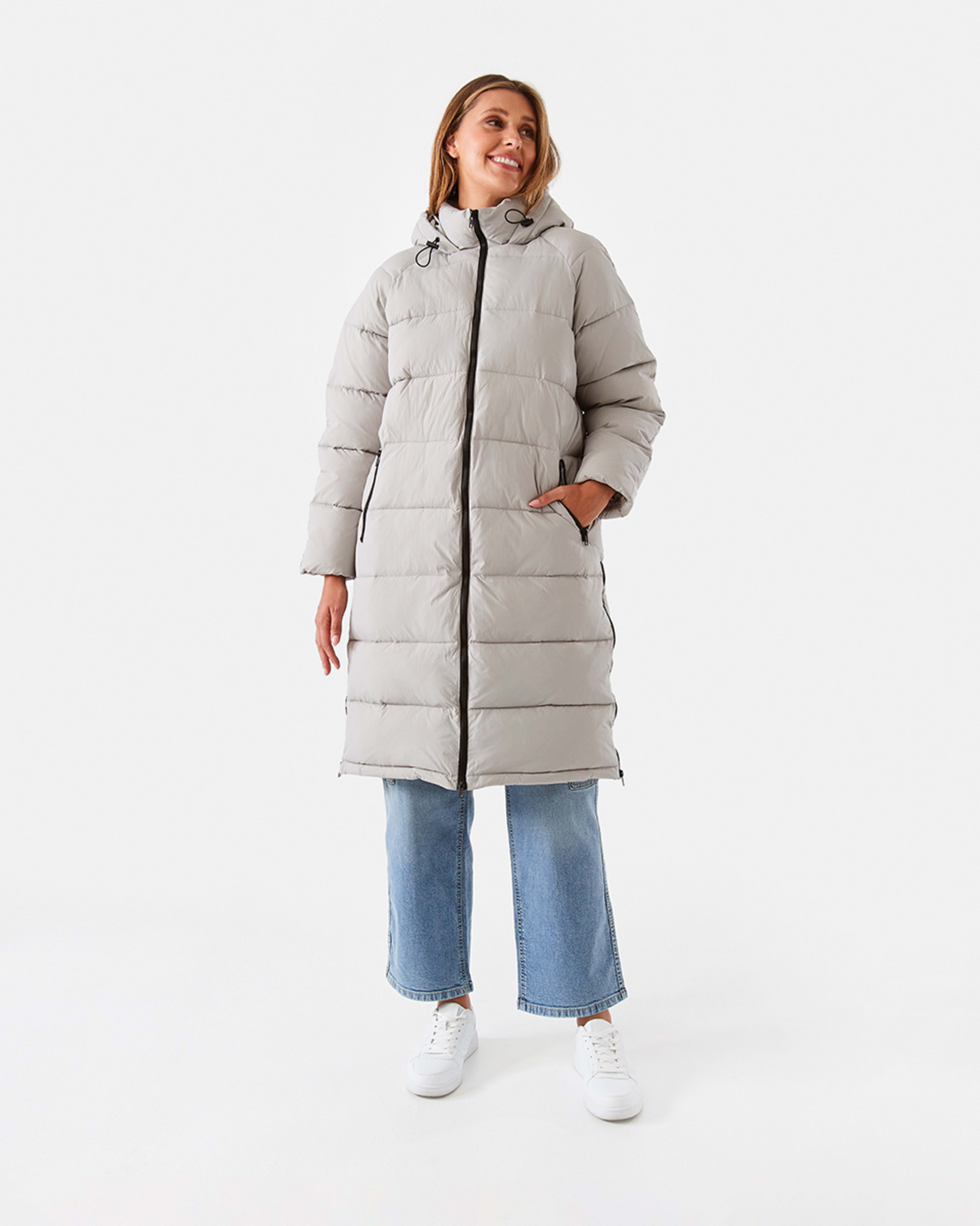Longline Puffer Jacket Kmart NZ