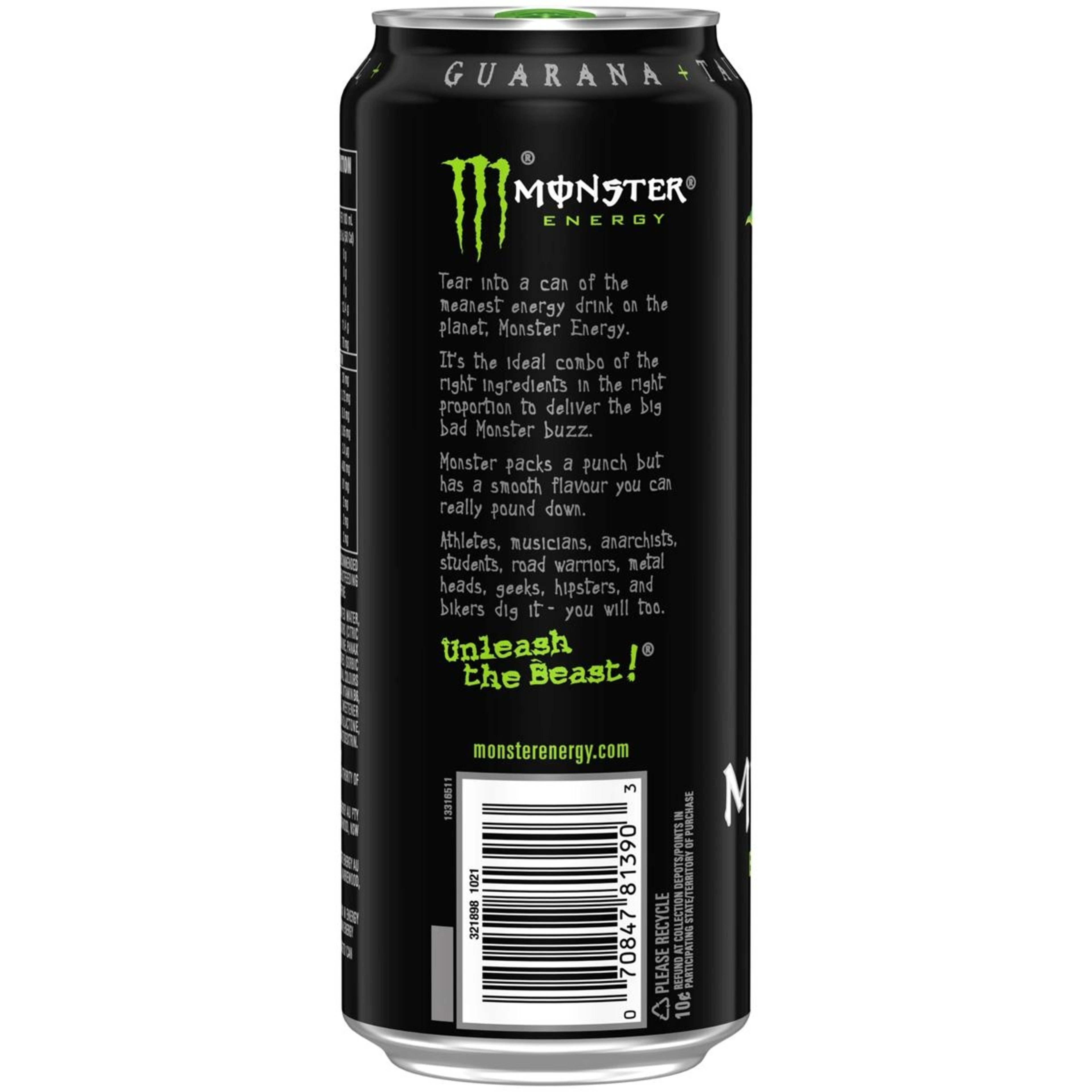 4 Monster Energy Drink Original 500ml, 4 of 4
