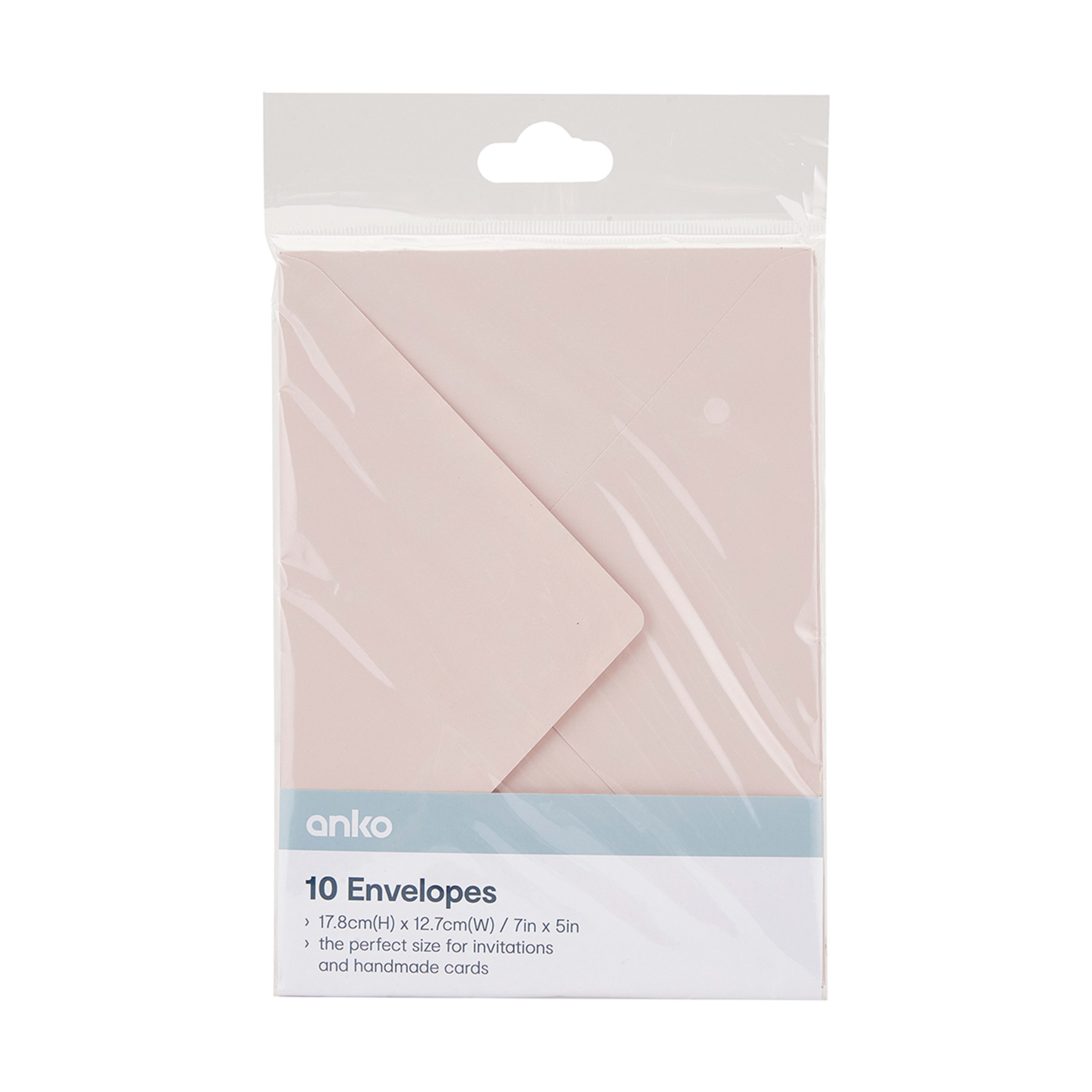 10 Pack Envelopes Blush Kmart