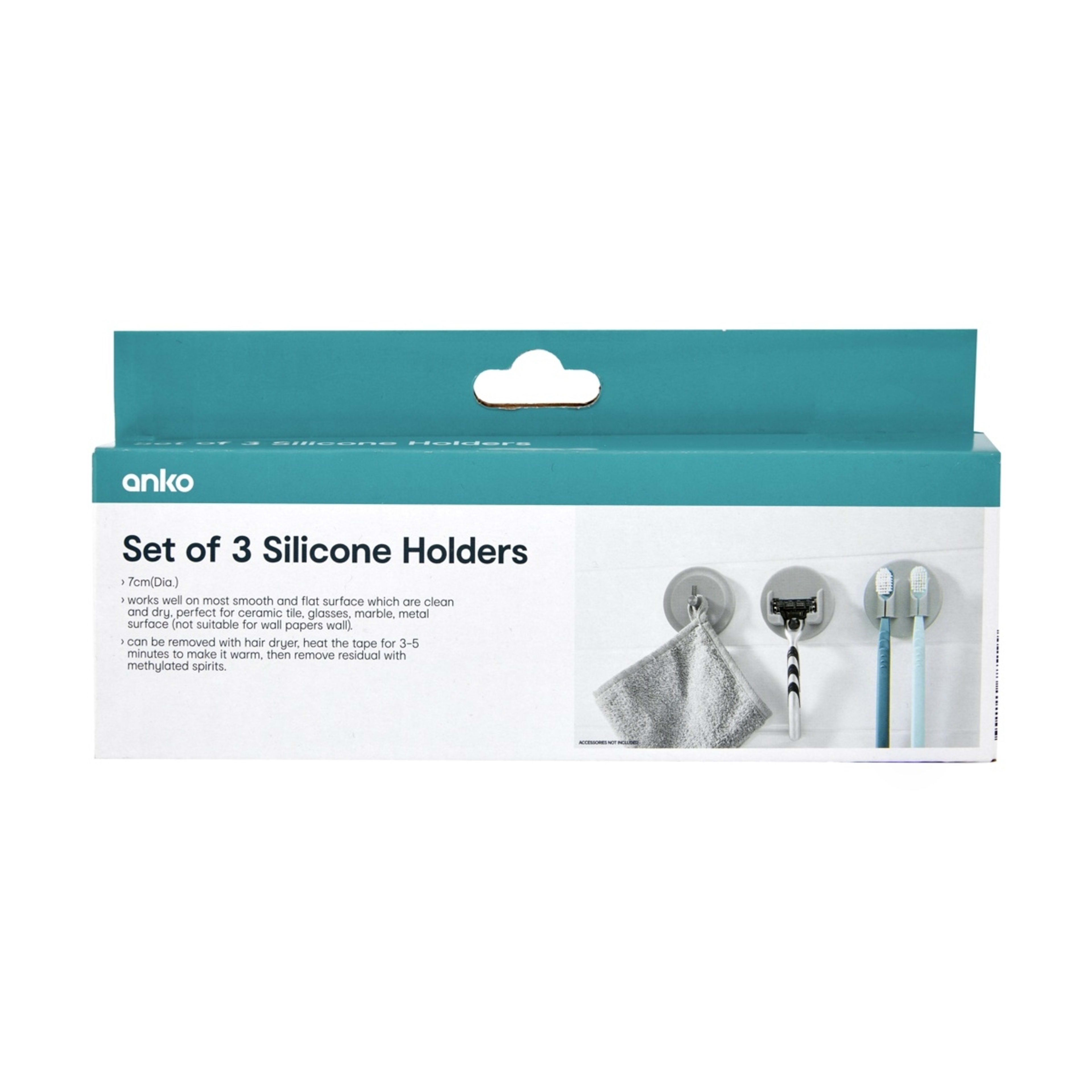 9 Set of 3 Silicone Holders, 9 of 10