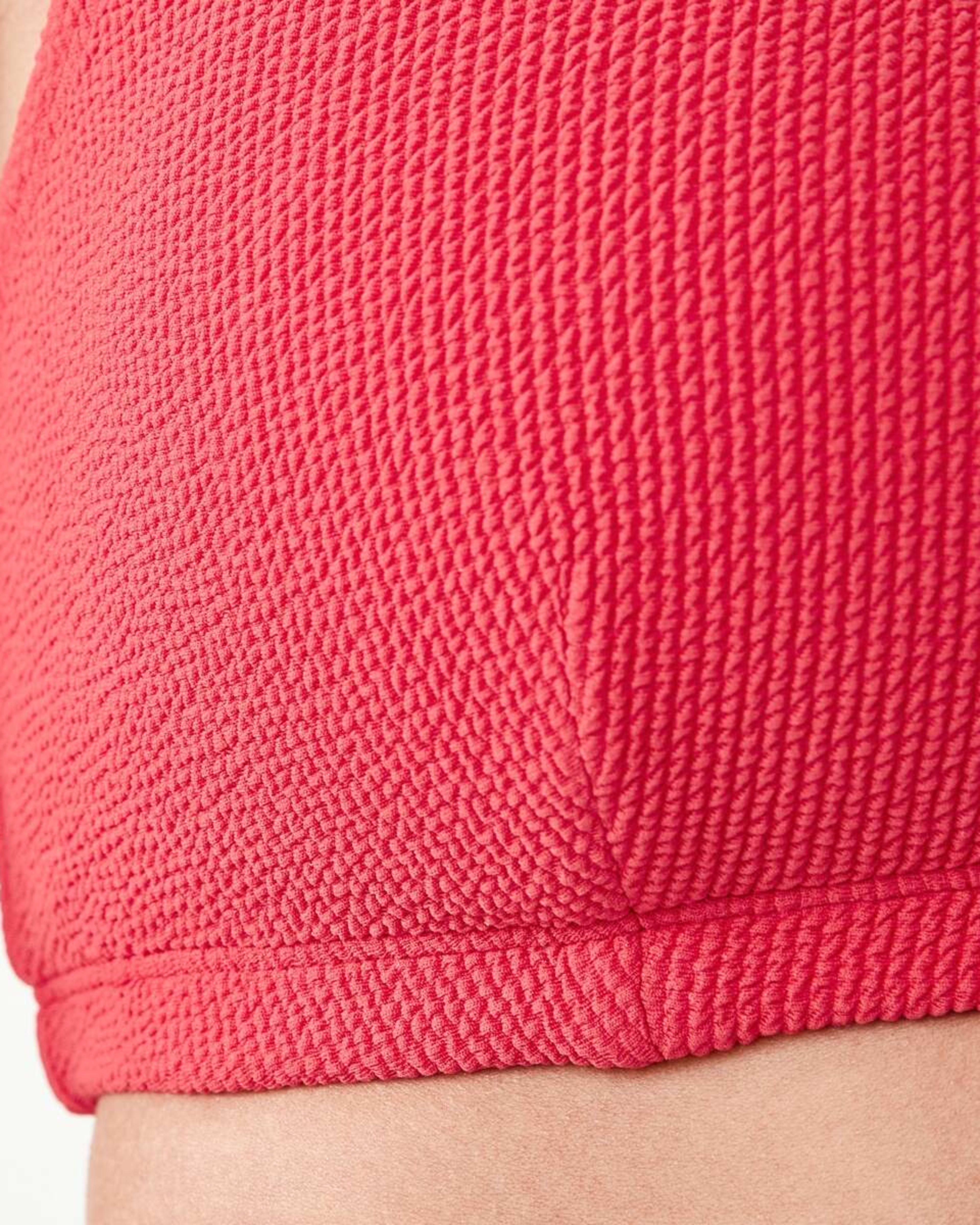 6 Crinkle Crop Bikini Top Strawberry, 6 of 7