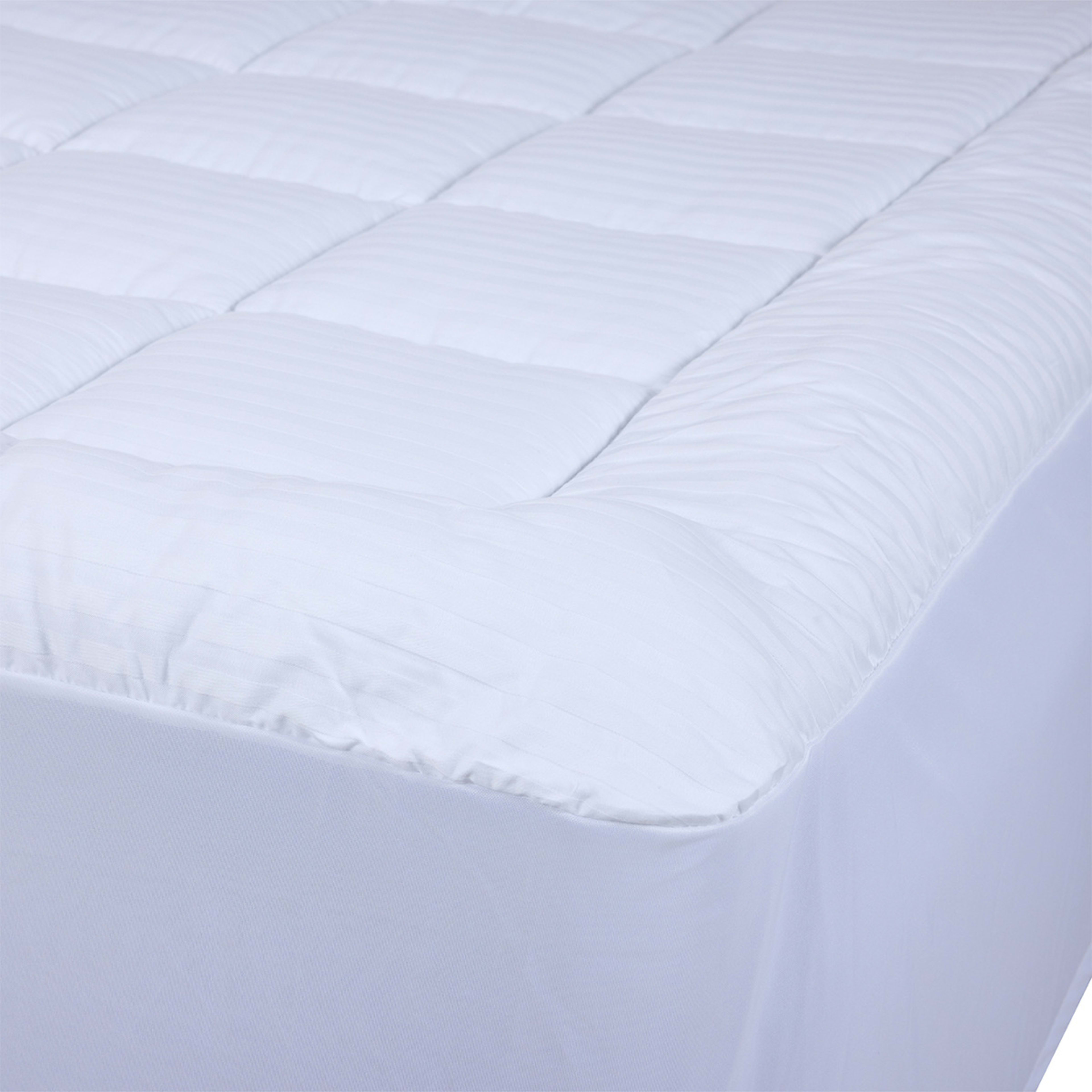 High Loft Mattress Topper Double Bed, White Kmart