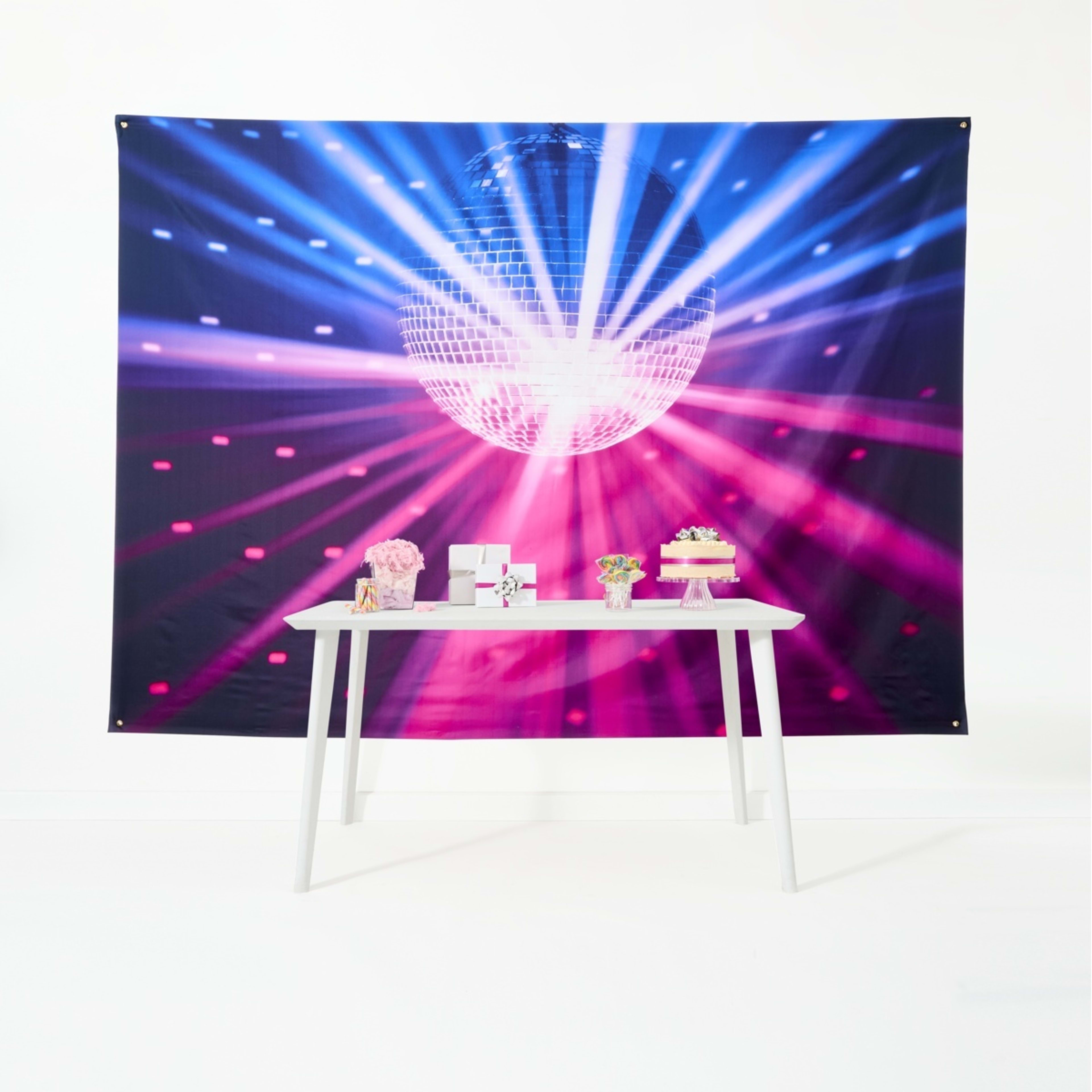 1 Disco Printed Backdrop, 1 of 5