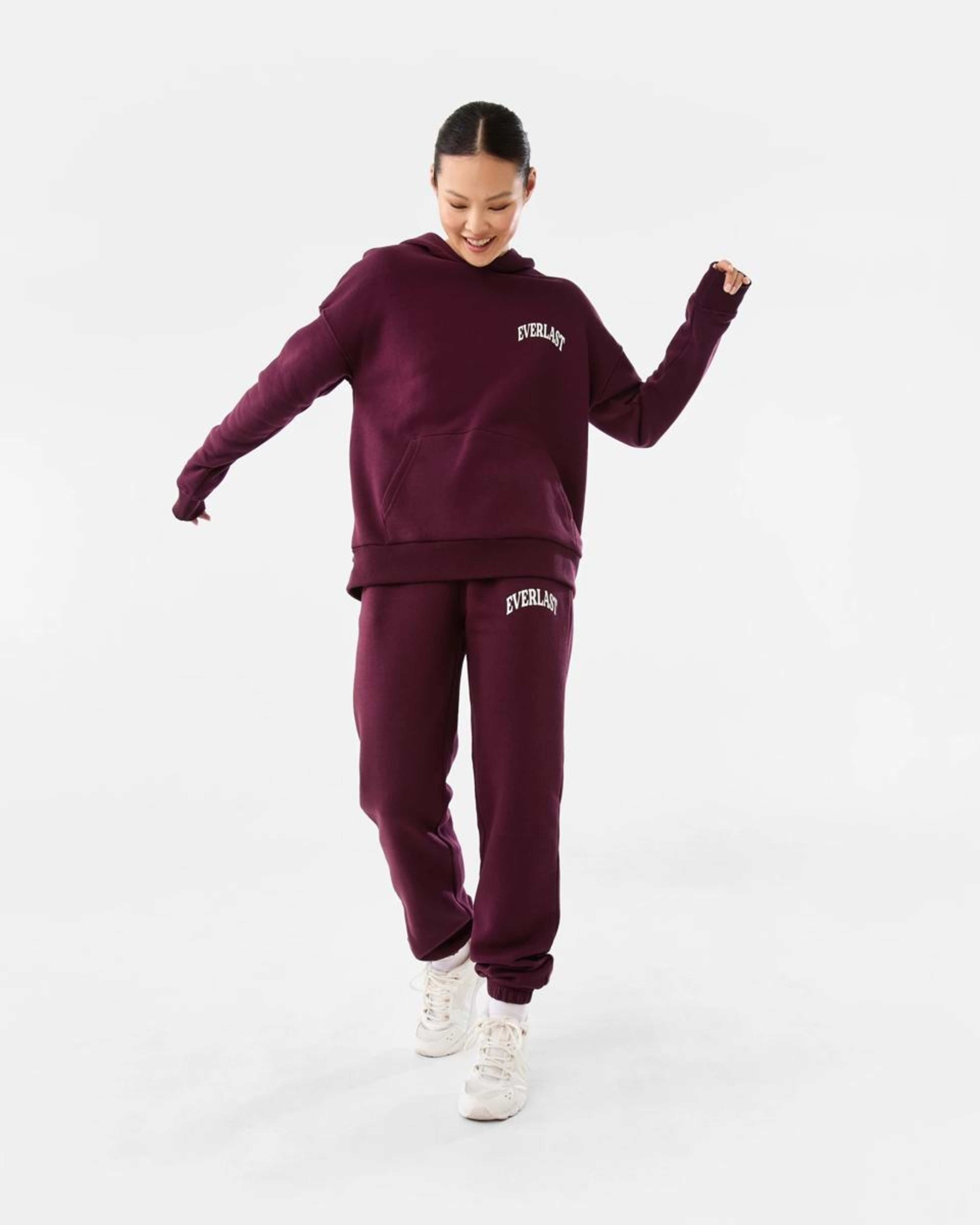 2 Everlast Womens Collegiate Sweatpants EVERLAST VARSITY CHERRY, 2 of 6